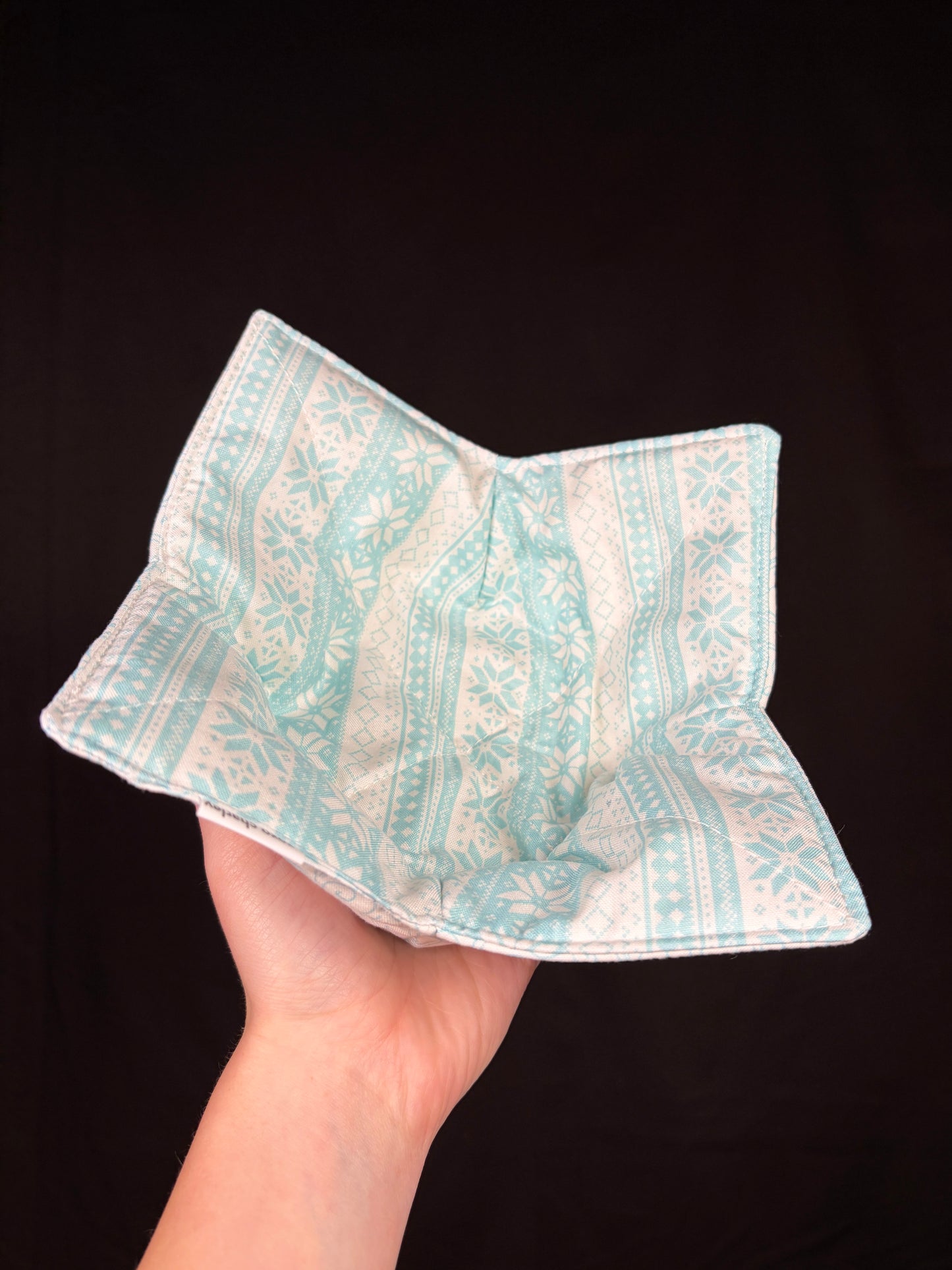 Falling Snow Bowl Cozy *limited-edition*