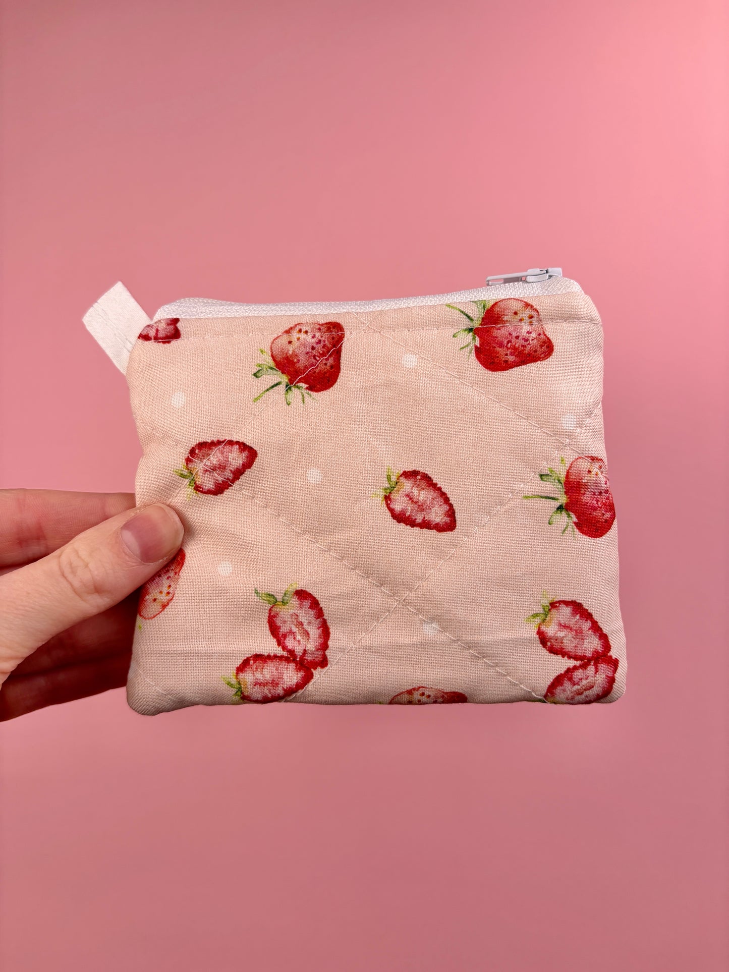 Strawberry Keychain Wallet