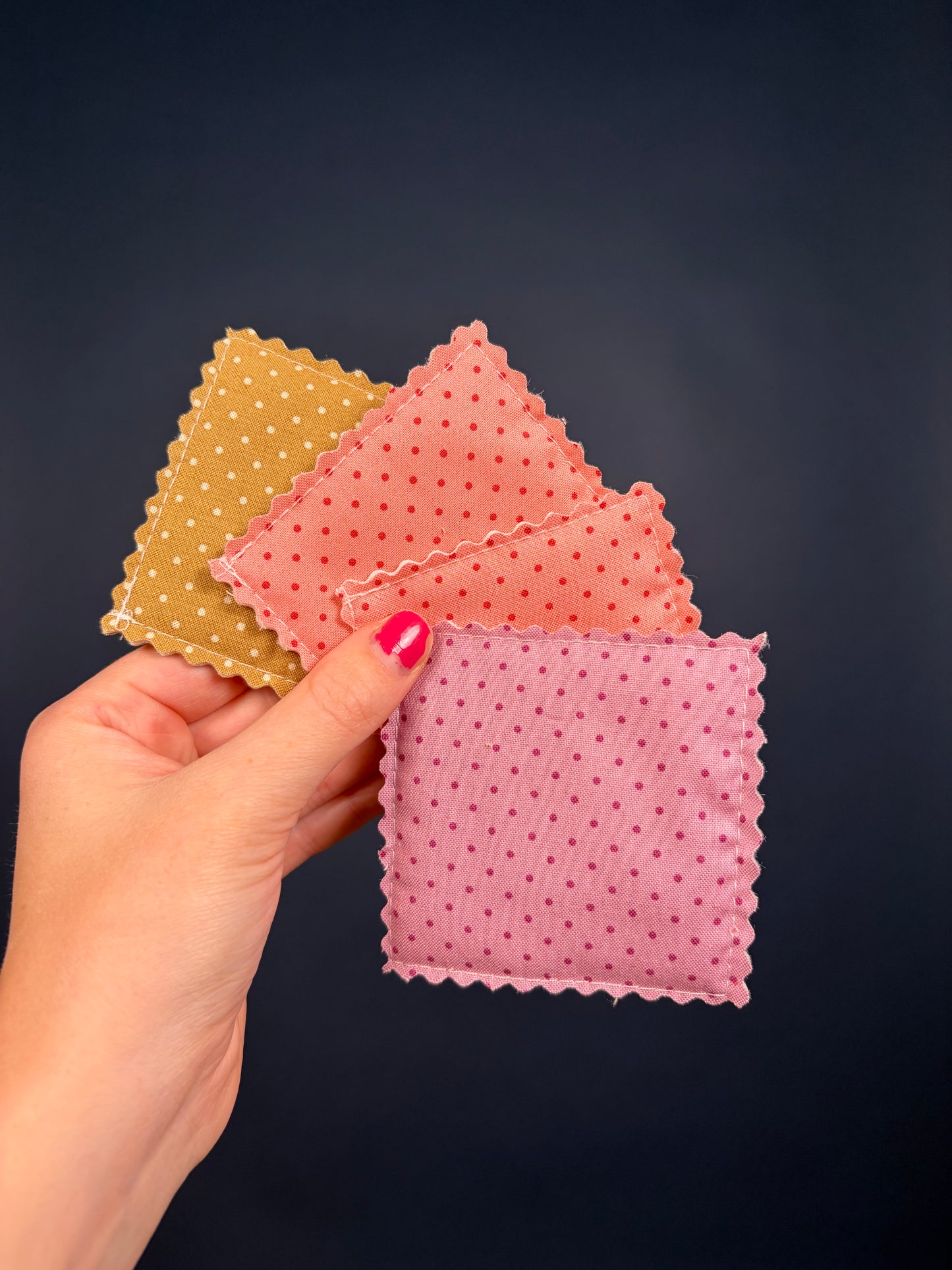 January Mystery Fabric Corner Bookmark *limited-edition*