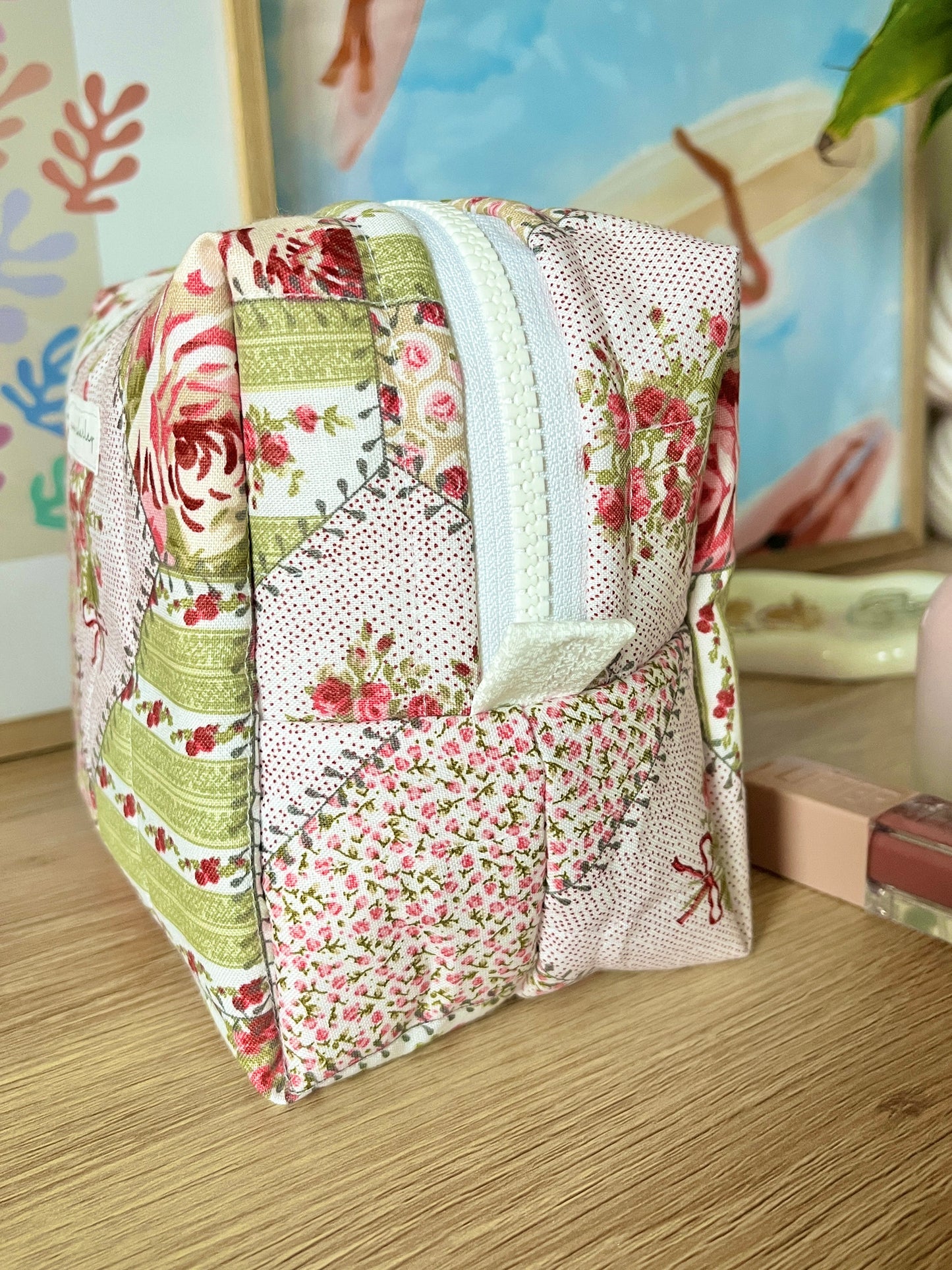 The Rosette Makeup Bag