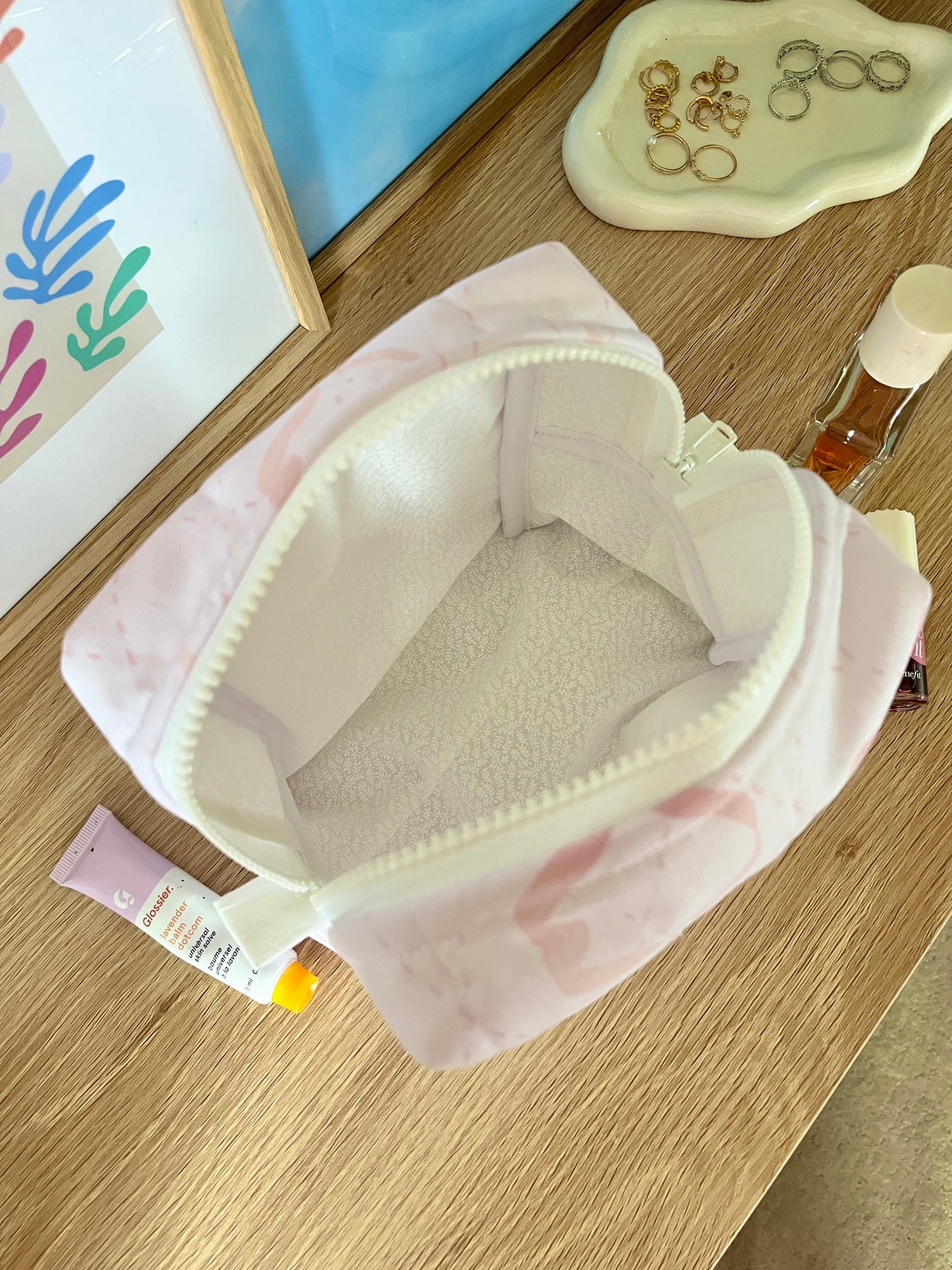 The Pink Bow Makeup Bag