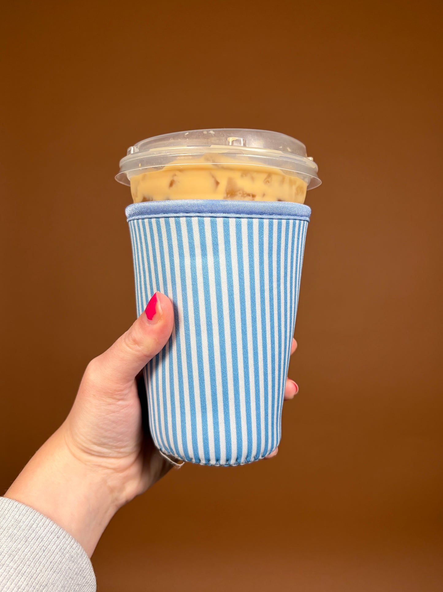 Blue Stripe Medium Cup Coozie *limited-edition*