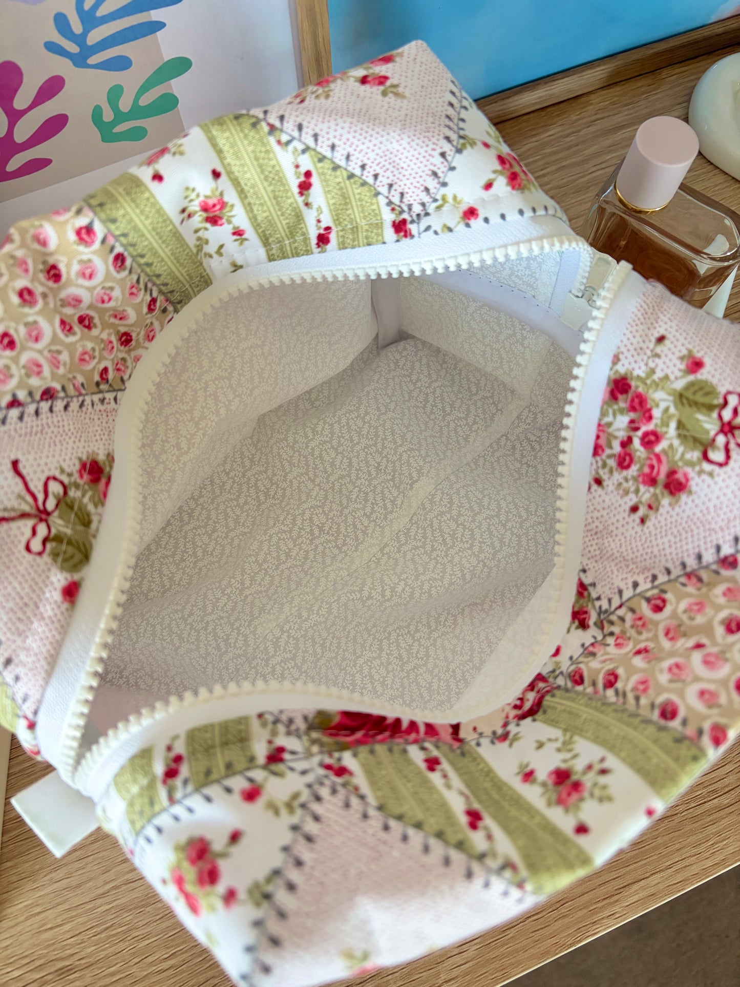 Rosette Large Makeup Bag