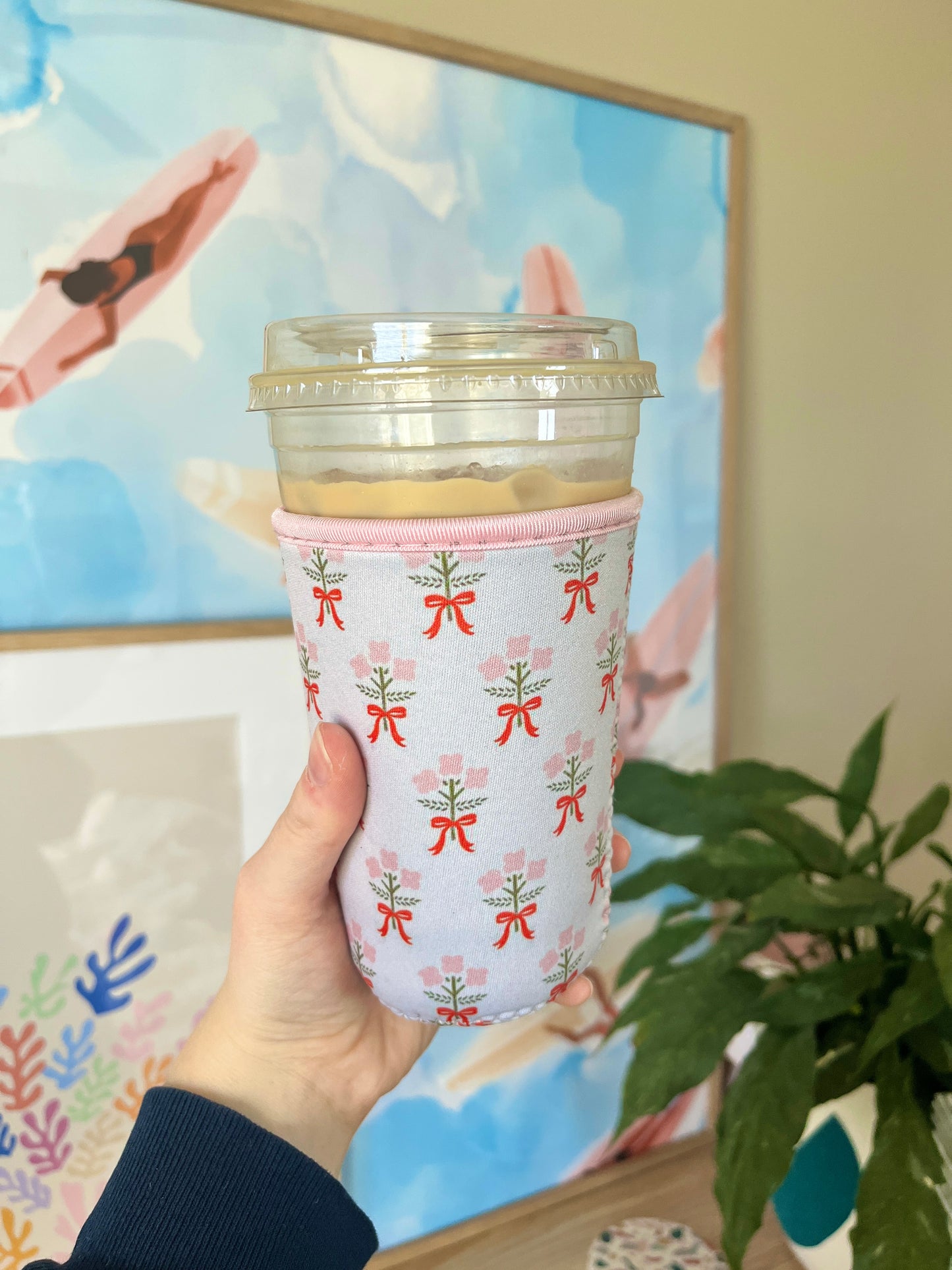 Medium Floral Bouquet Cup Coozie