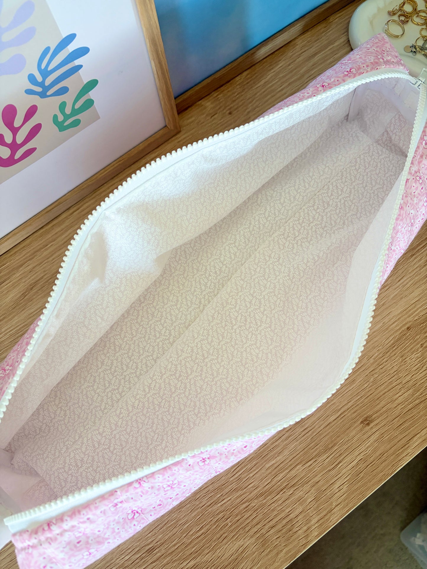 Pink Hawaiian Medium Hair Tools Bag