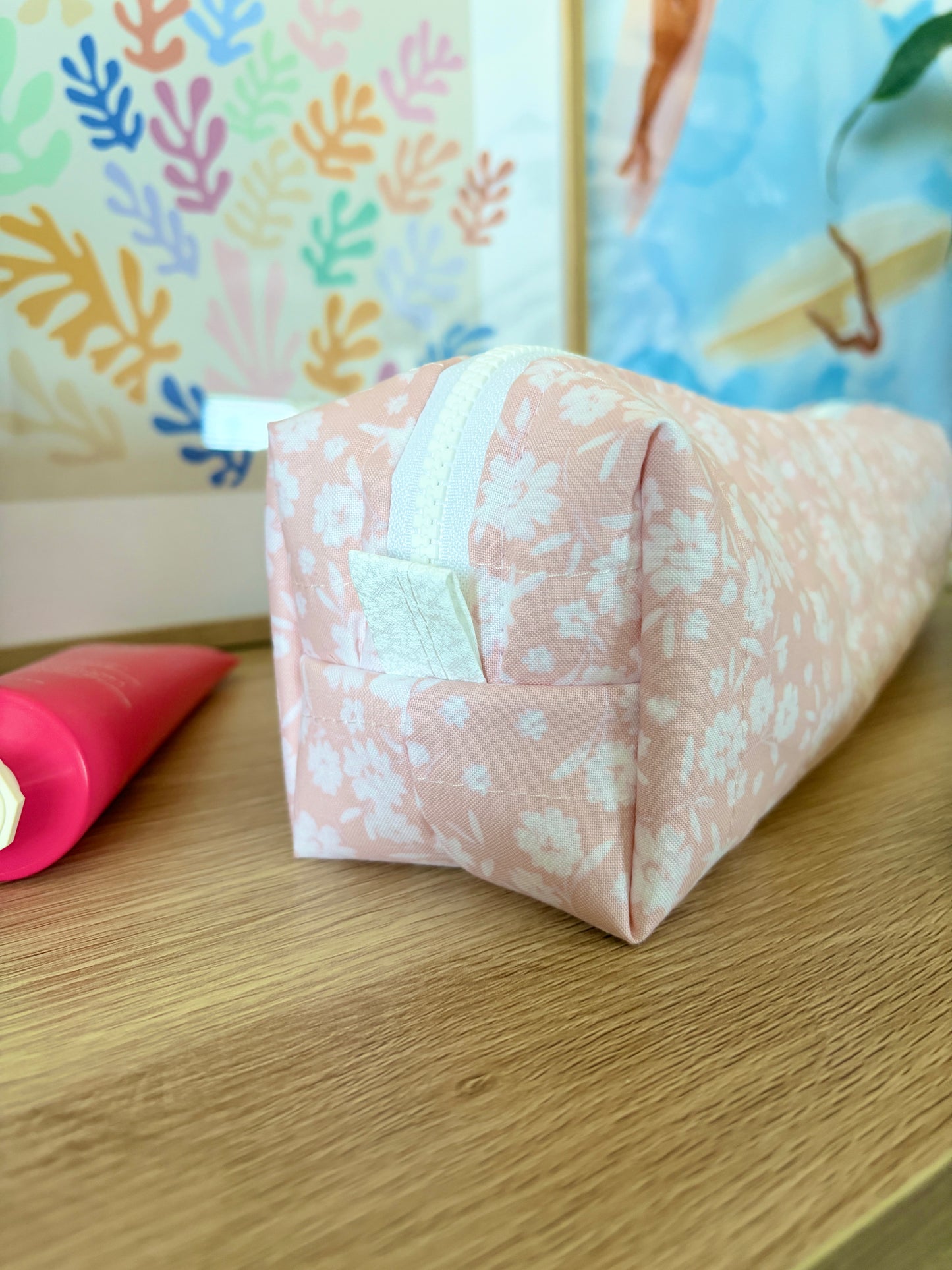 Floral Ballerina Medium Hair Tools Bag