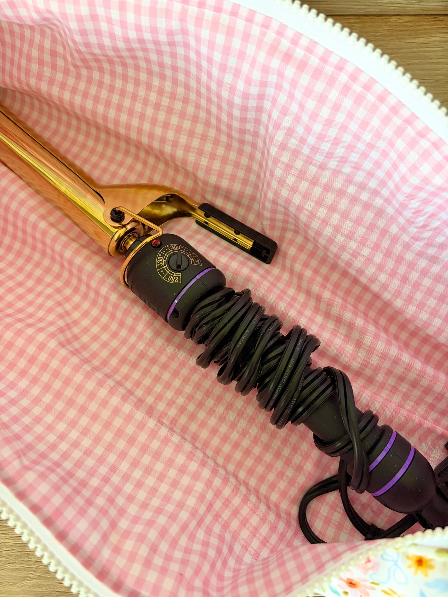 Bright Floral Medium Hair Tools Bag