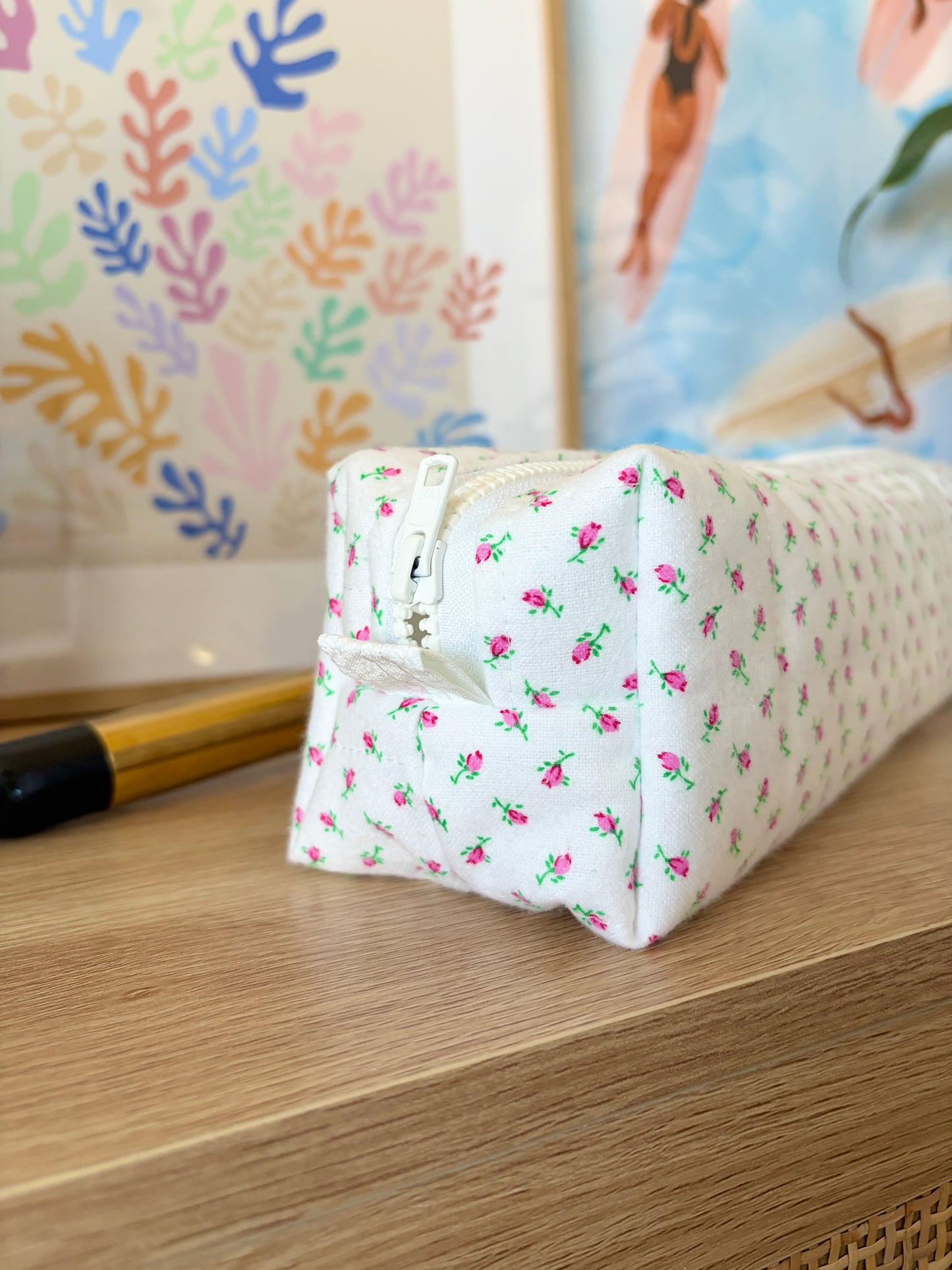 Mini Roses Medium Hair Tools Bag