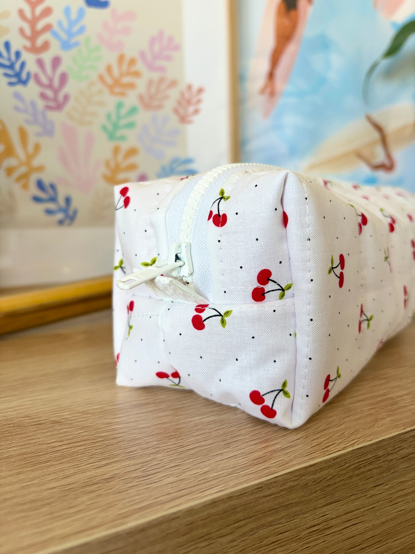 Cherry Red Medium Hair Tools Bag