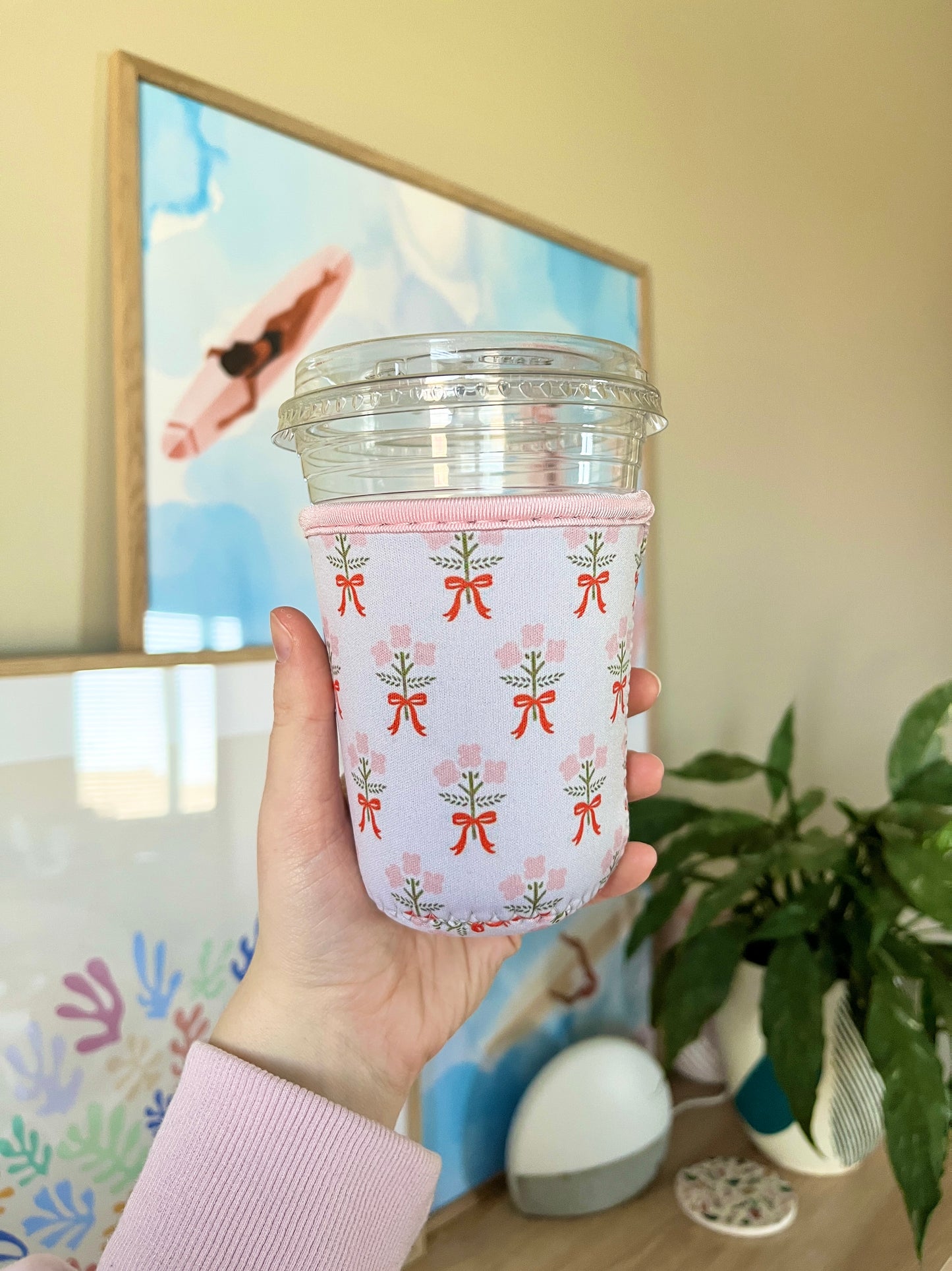 Small Floral Bouquet Cup Coozie