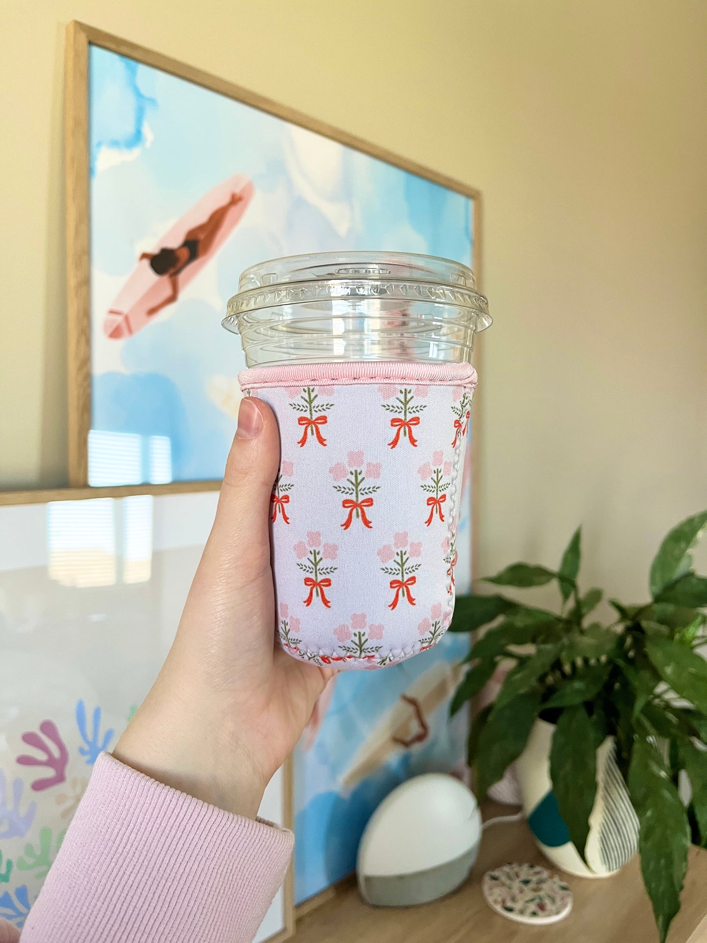 Small Floral Bouquet Cup Coozie