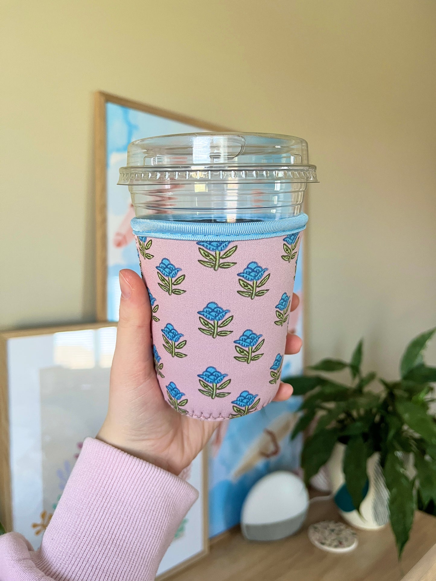 Small Blue Bouquet Cup Coozie