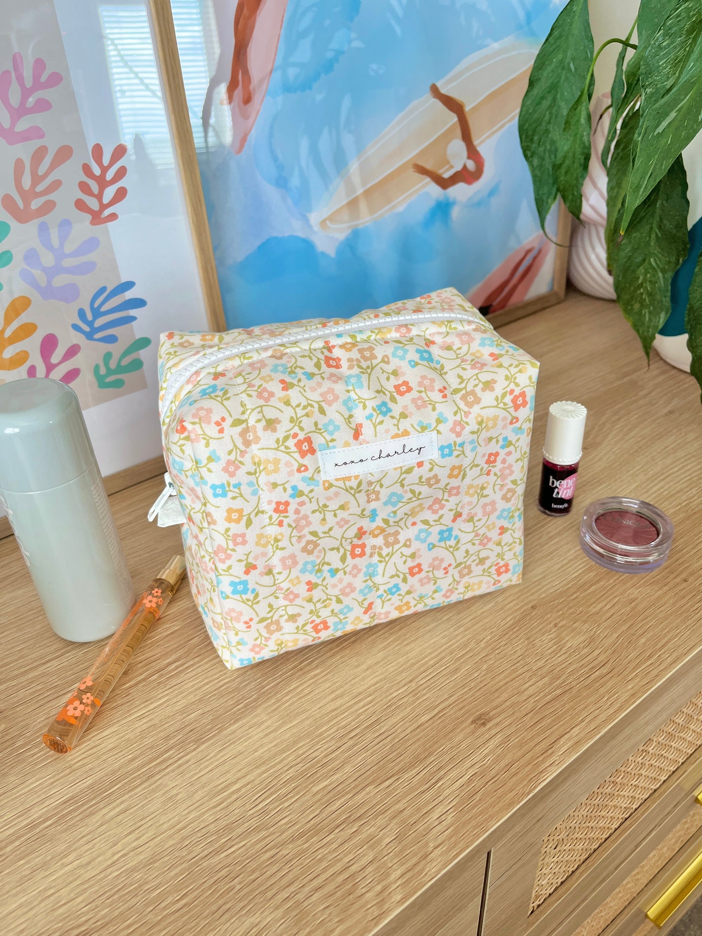 The Hailey Makeup Bag