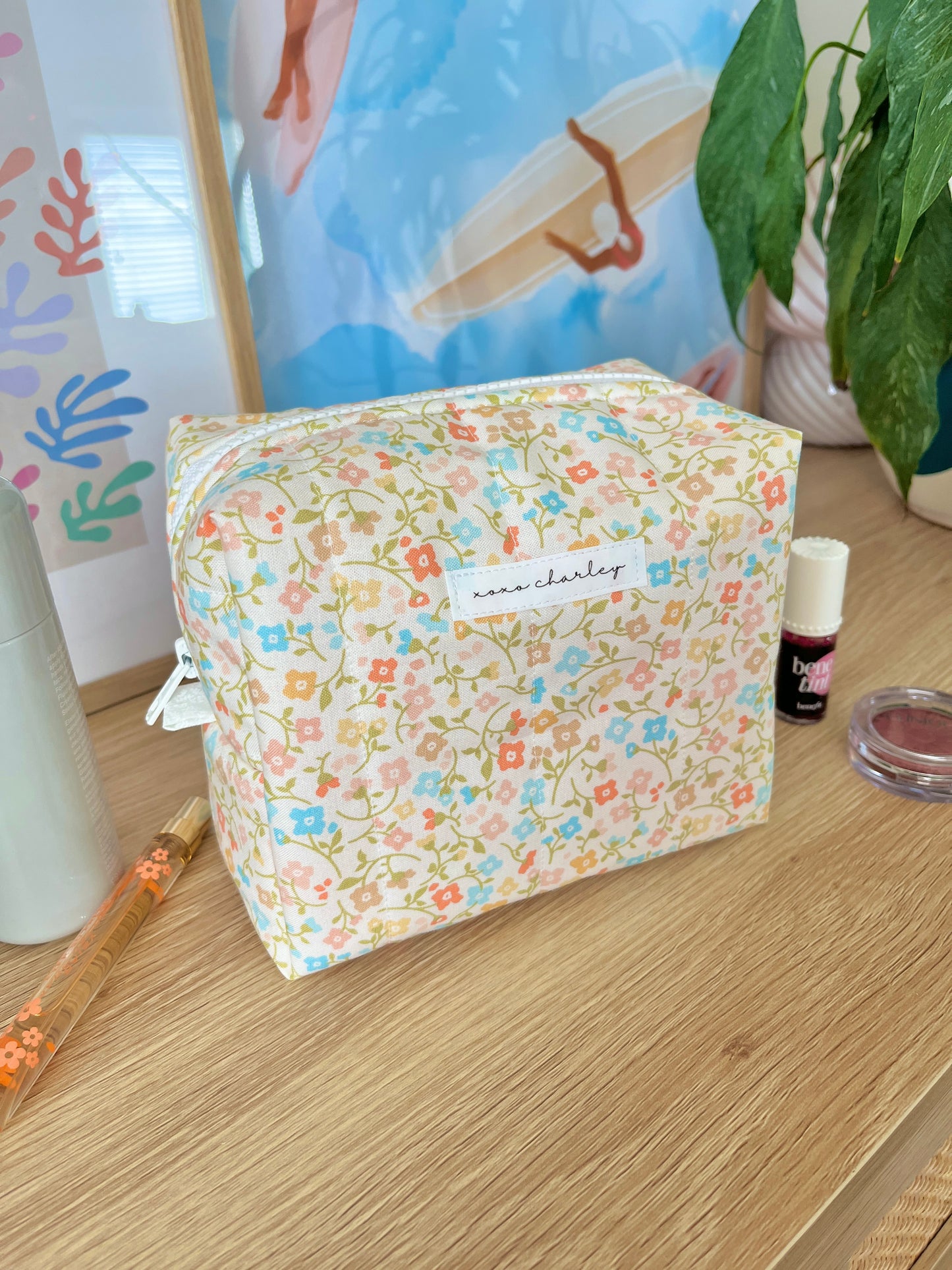 The Hailey Makeup Bag