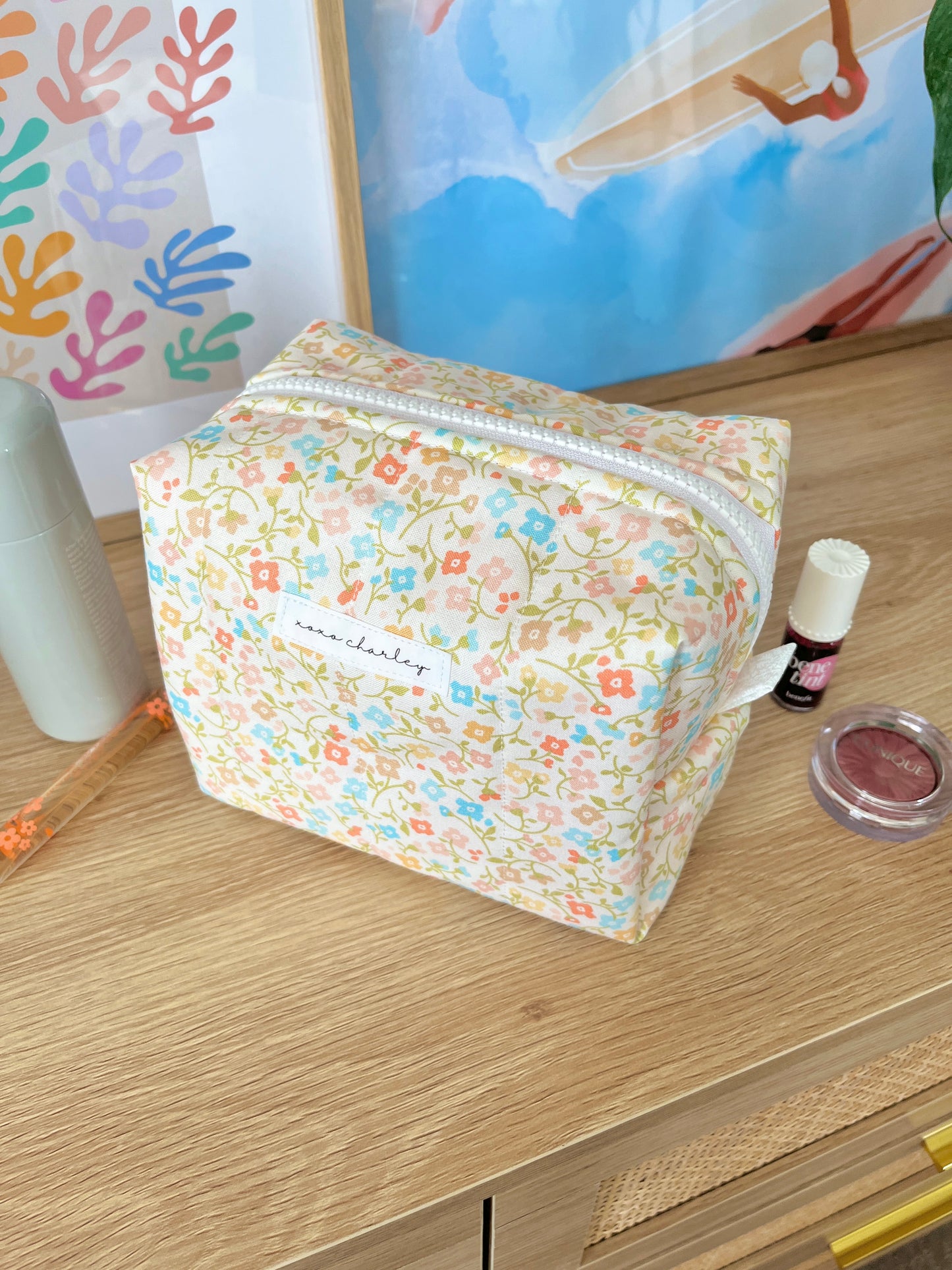 The Hailey Makeup Bag