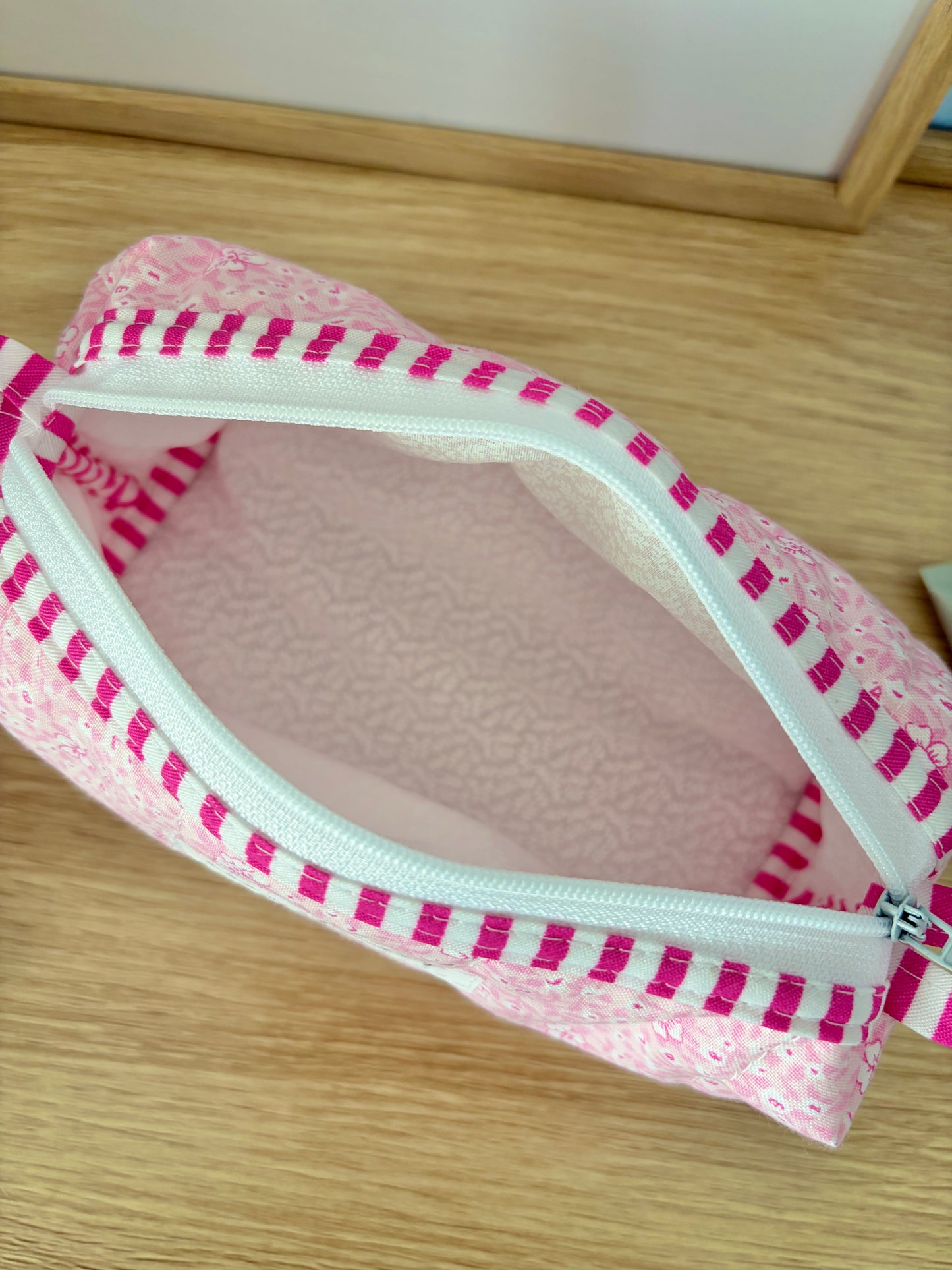 The Pink Hawaiian Colorblock Bag - Pink/White