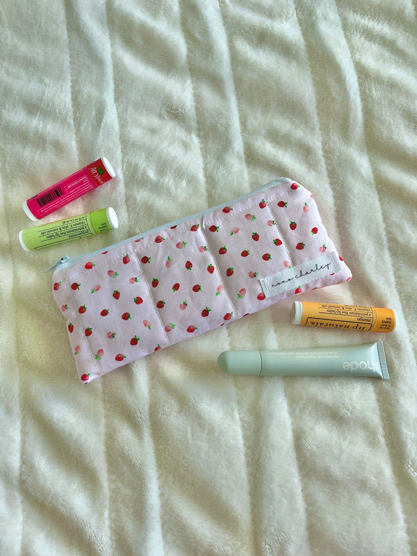 The Ruby Pencil & Glasses Case