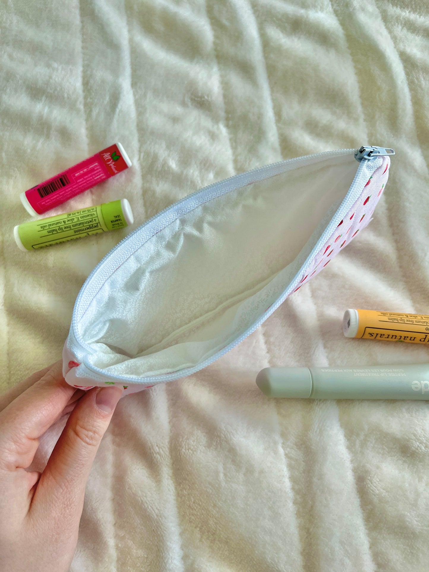 The Ruby Pencil & Glasses Case