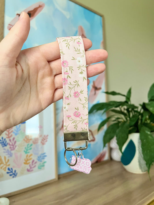The Jasmine Keychain Wristlet