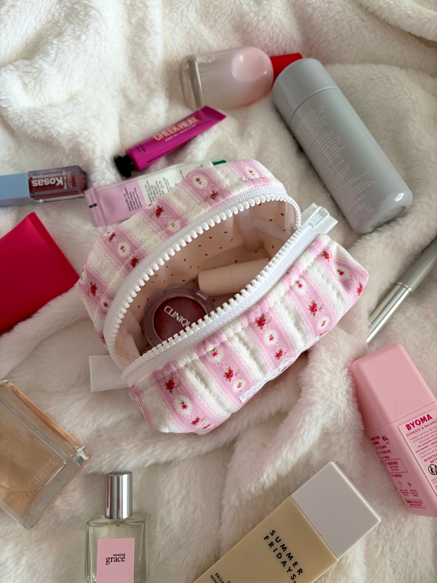 Raspberry Sorbet Mini Makeup Bag *limited-edition*