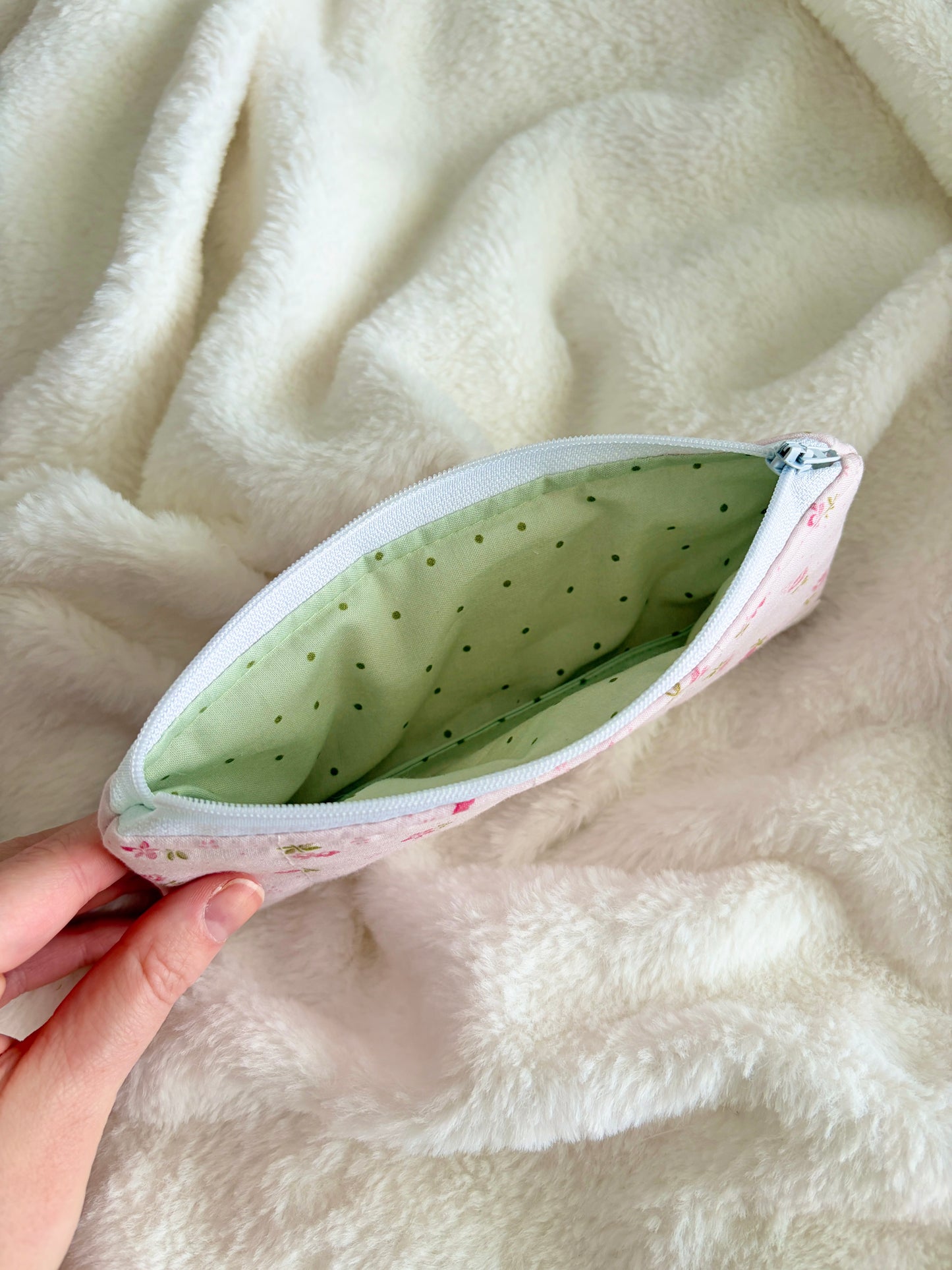 Strawberry Matcha Pencil & Glasses Case *limited-edition*