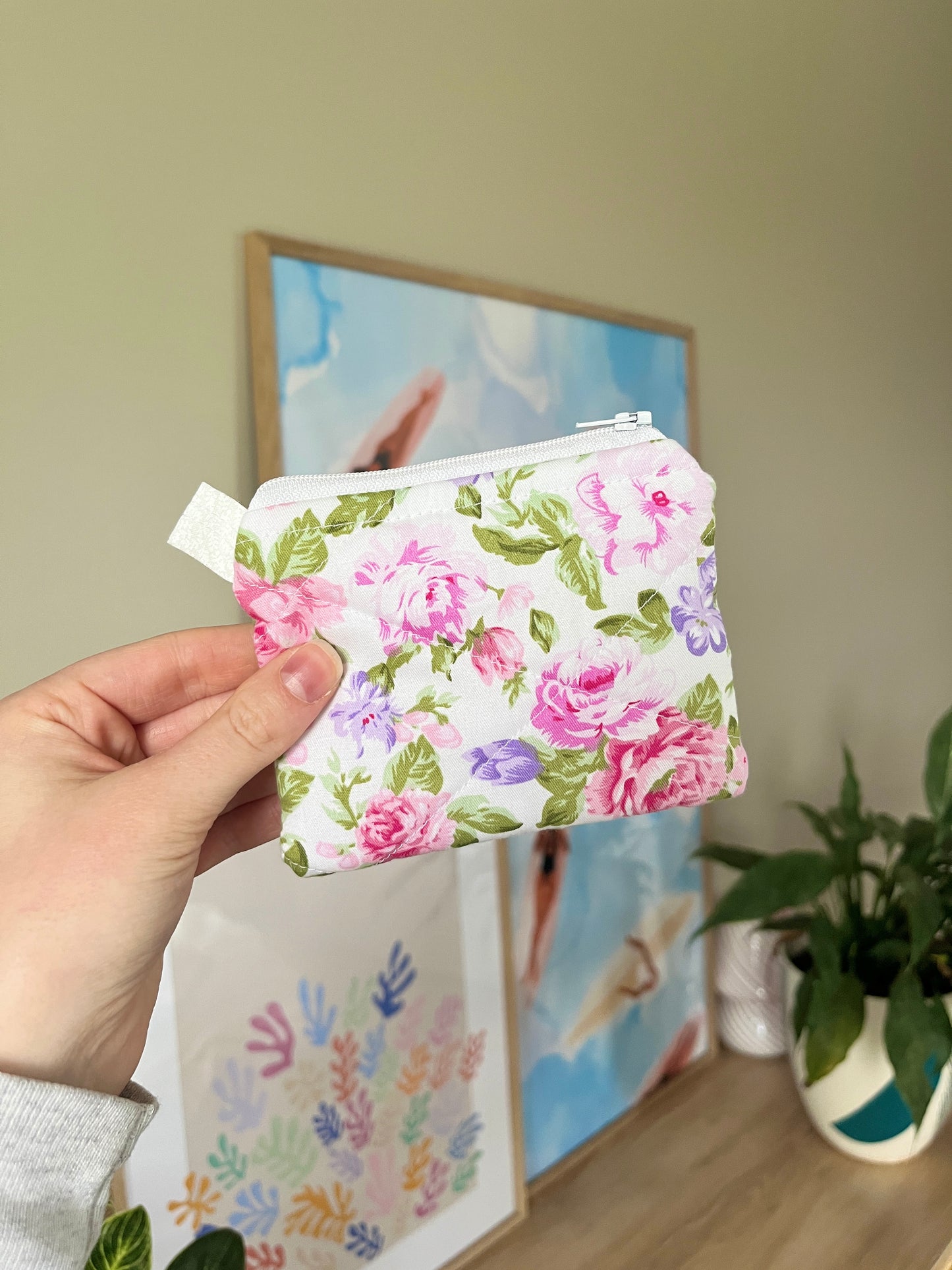 The Joy Floral Keychain Wallet