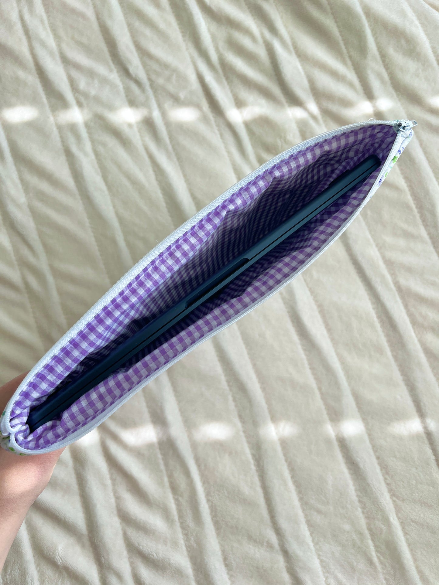 The Purple Floral Laptop & Tablet Sleeve