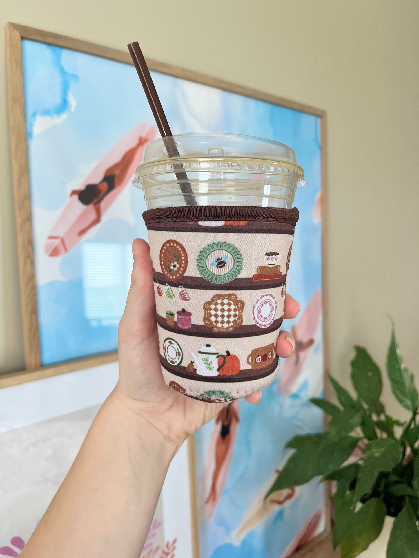 Small Coffee Shop Cup Coozie