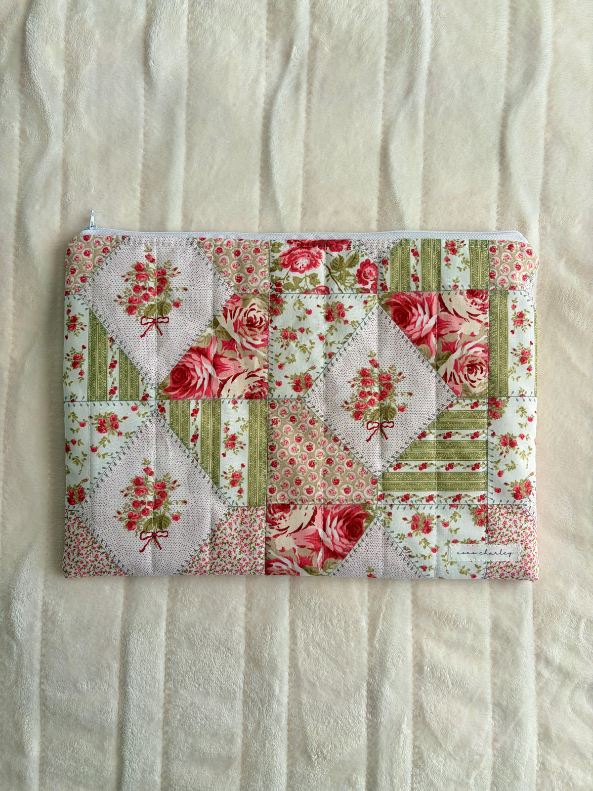 Rosette Laptop & Tablet Sleeve - Red Gingham