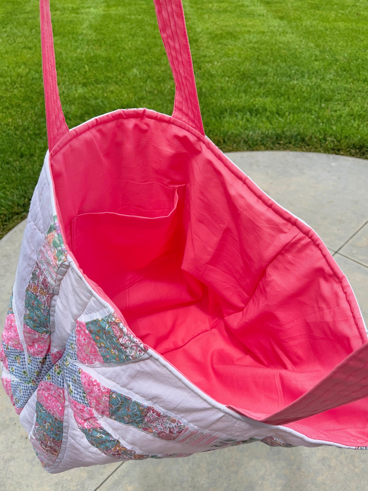 The Watermelon Quilted Weekender Tote Bag #1