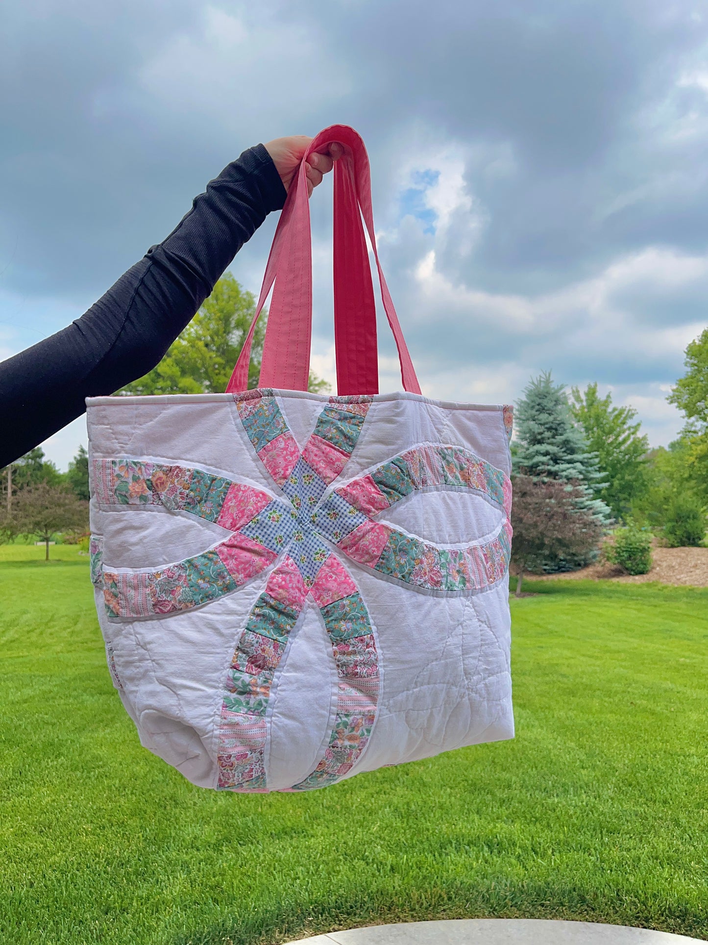 The Watermelon Quilted Weekender Tote Bag #2