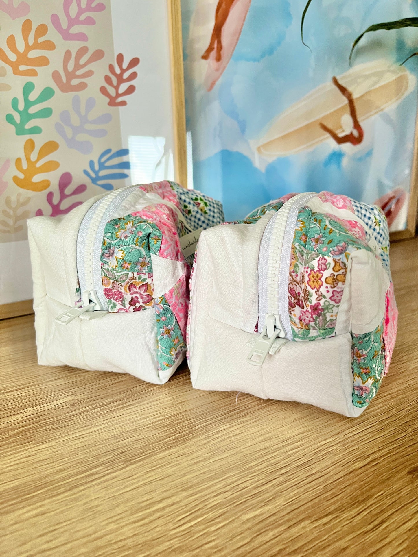 The Quilted Mini Makeup Bags