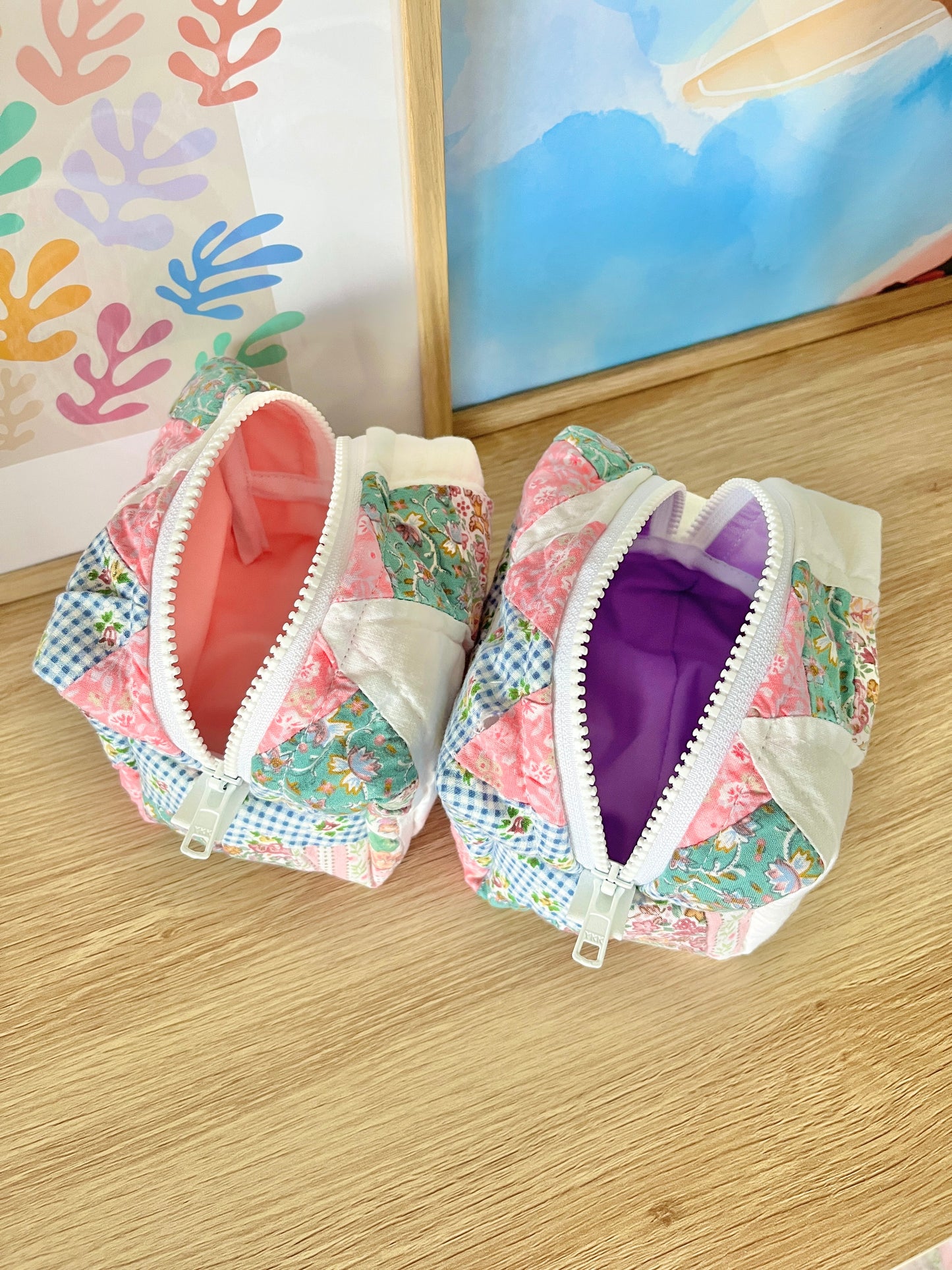 The Quilted Mini Makeup Bags