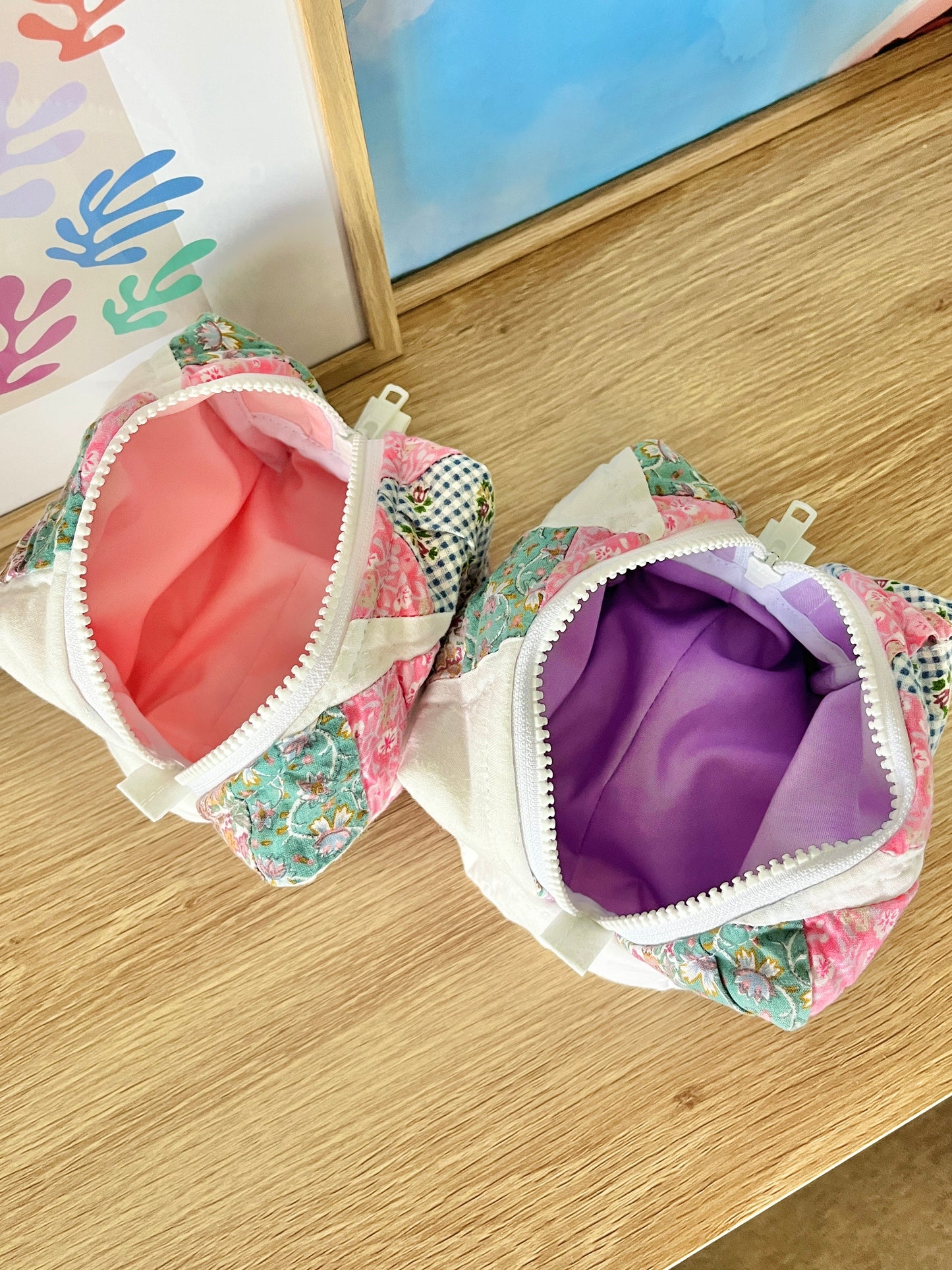 The Quilted Mini Makeup Bags