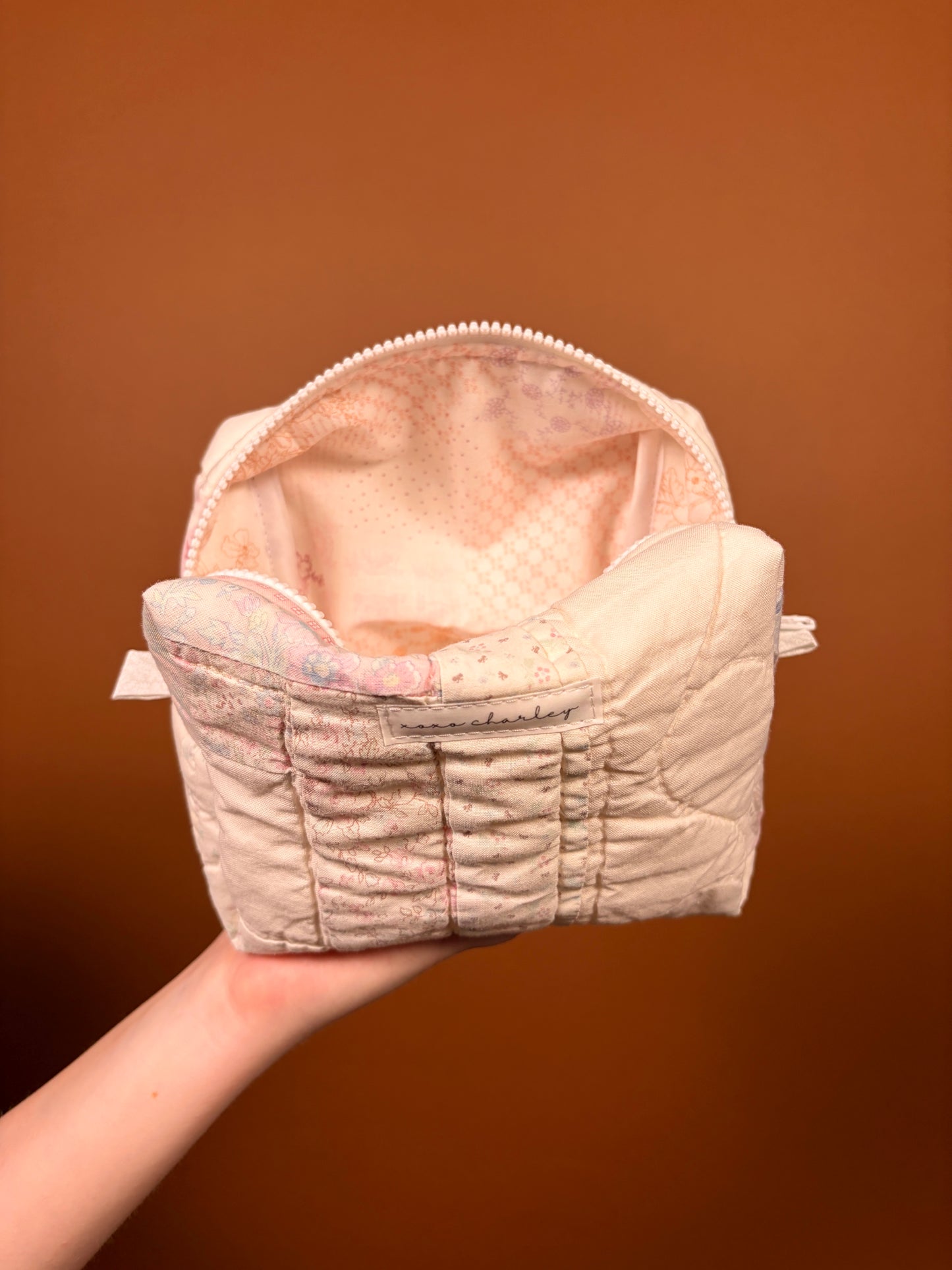 Julia Patchwork Medium Makeup Bag *limited-edition*