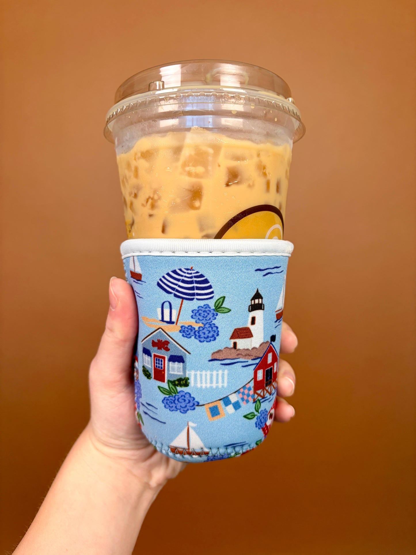 Small Seaside Harbor Cup Coozie *limited-edition*