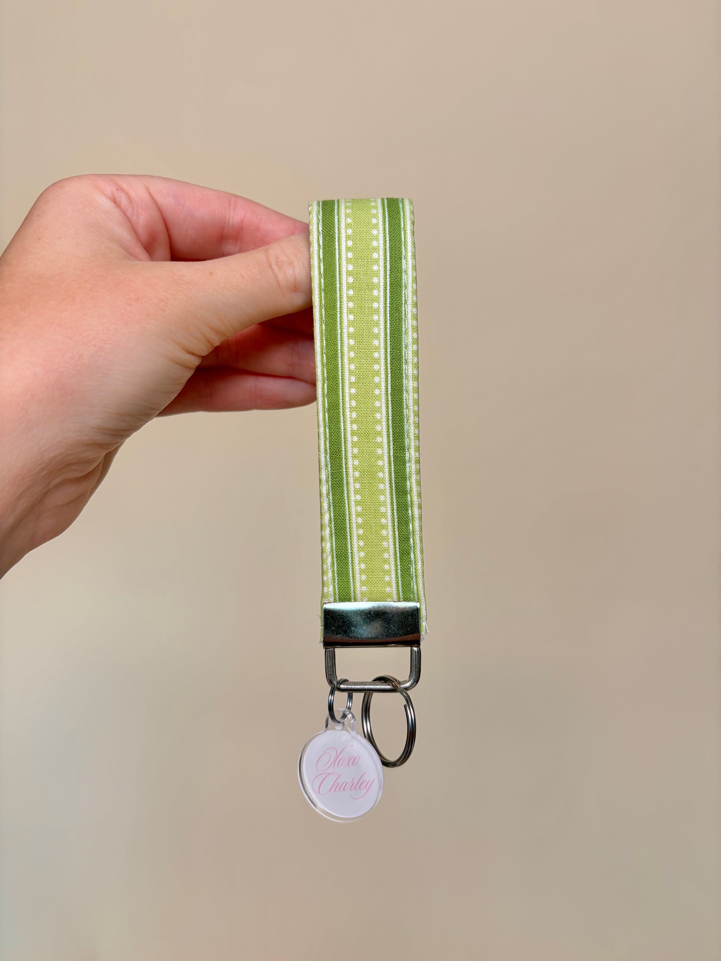 Key Lime Premium Keychain Wristlet