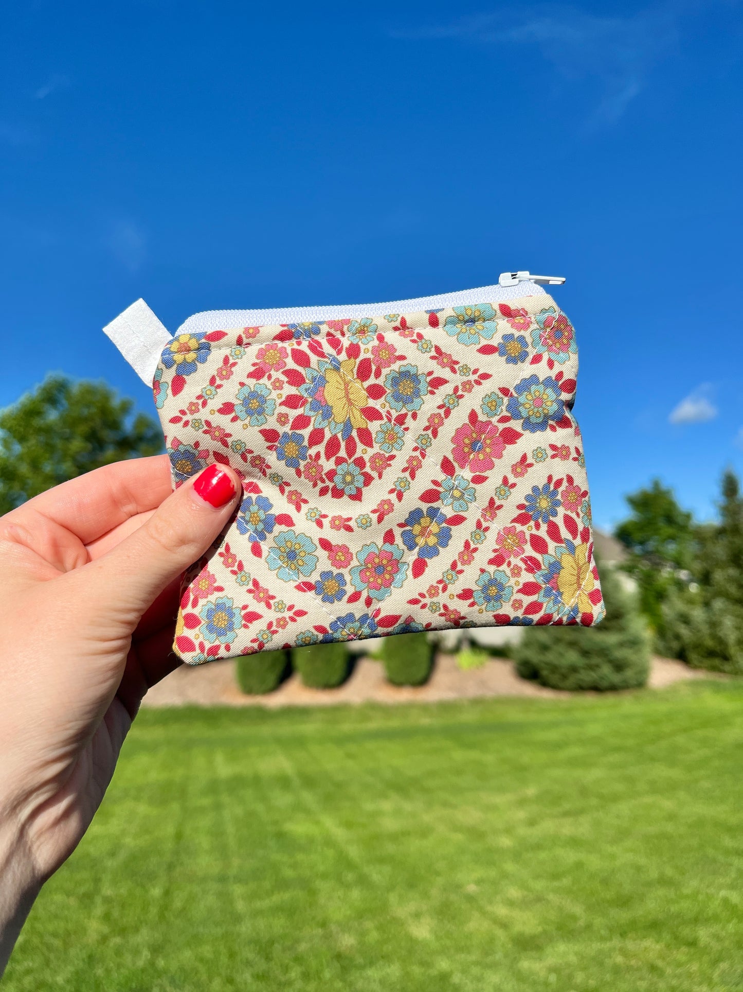 The Wineberry Blossom Keychain Wallet *limited-edition*