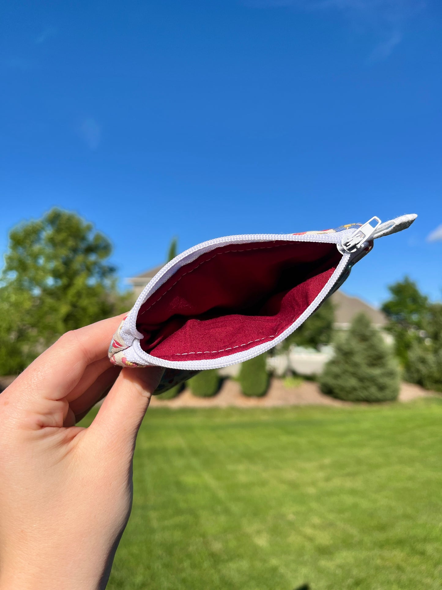 The Wineberry Blossom Keychain Wallet *limited-edition*