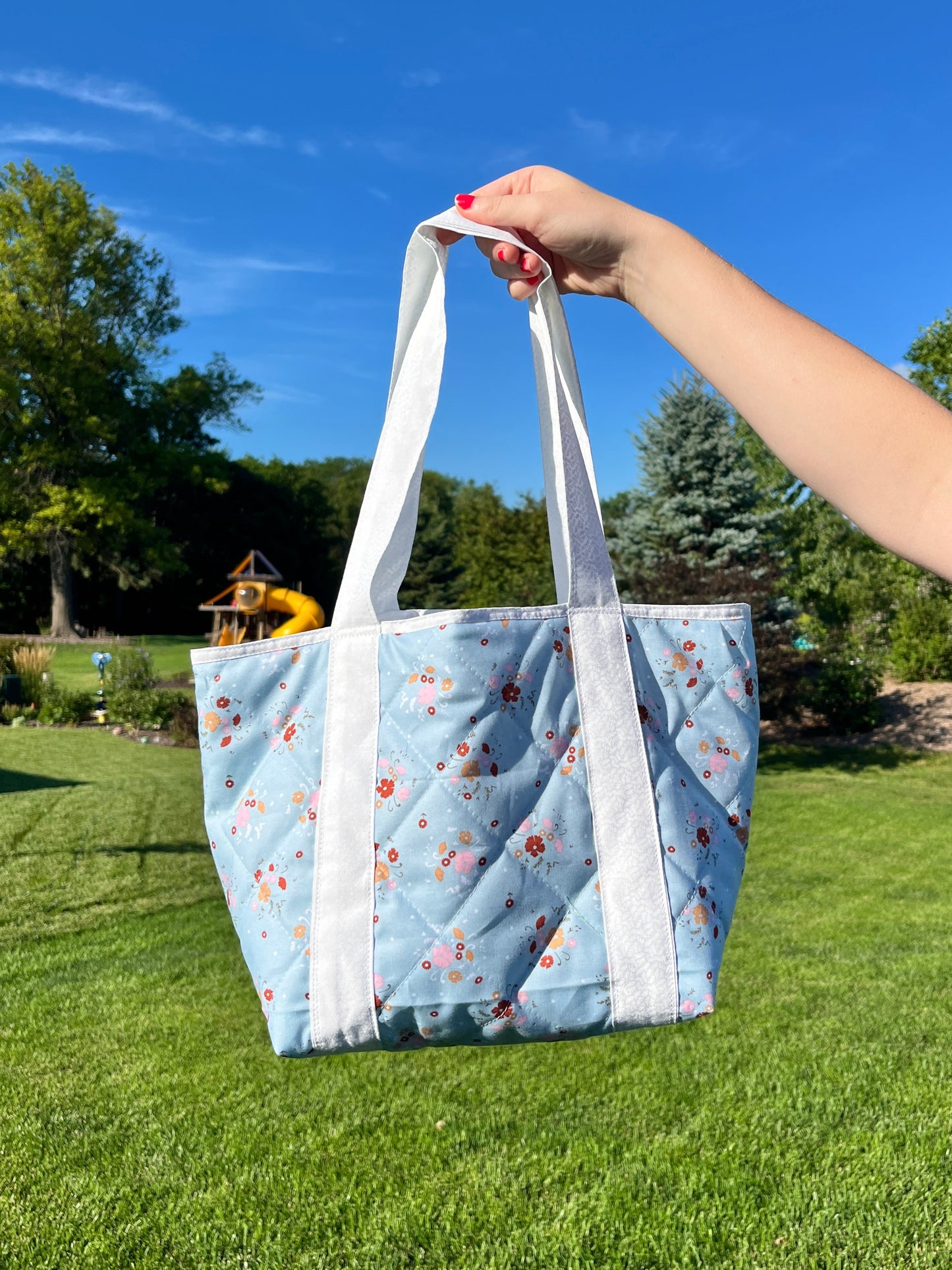 The Winter Blues Mini Tote Bag *limited-edition*