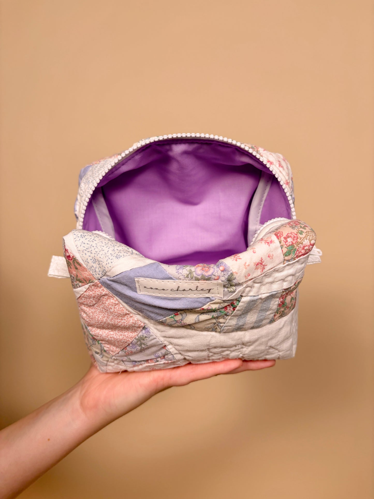 Annika Purple Medium Makeup Bag *limited-edition*