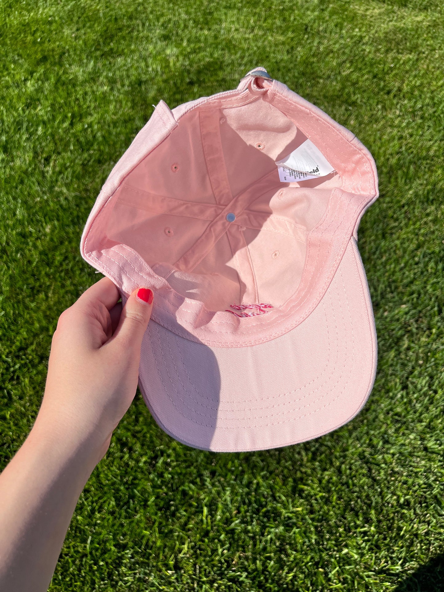 Pink Xoxo Charley Embroidered Hat