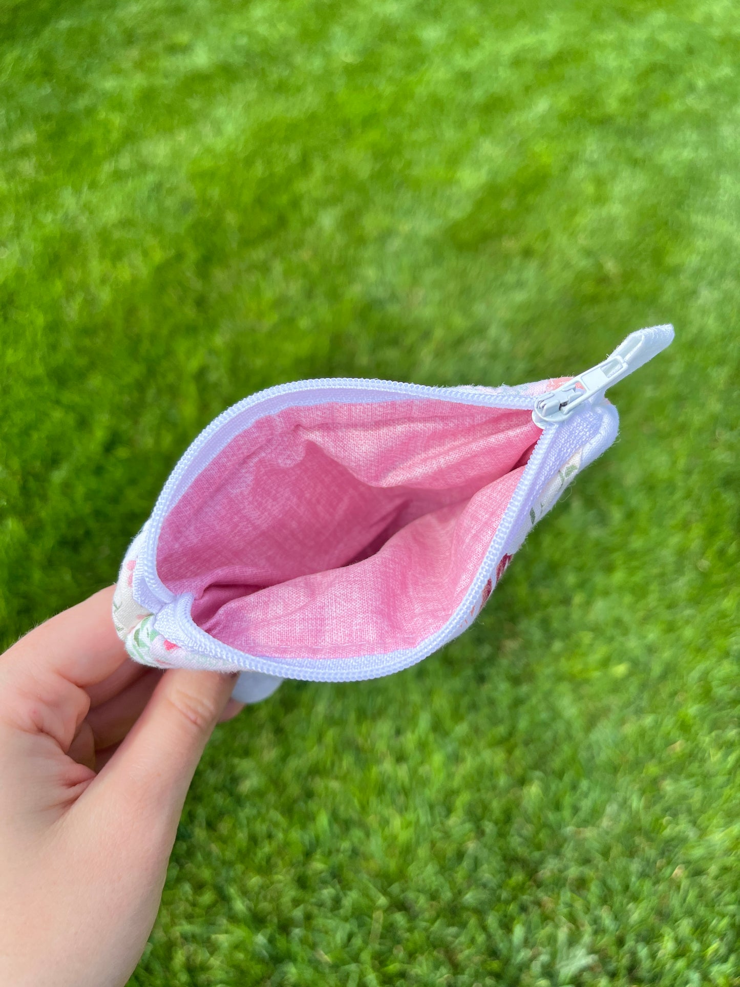 The Dusty Rose Quilted Keychain Wallet #2