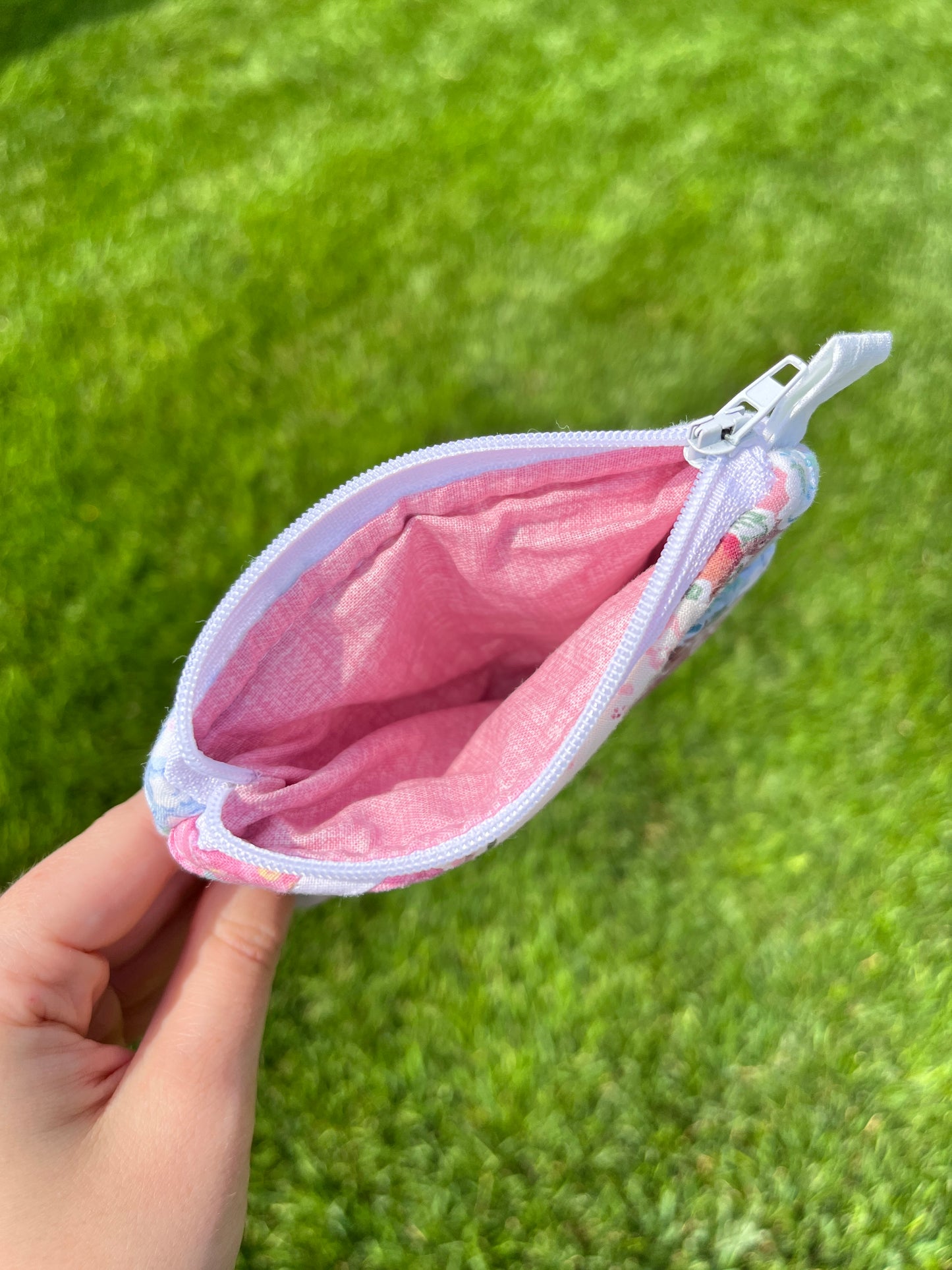 The Dusty Rose Quilted Keychain Wallet #3