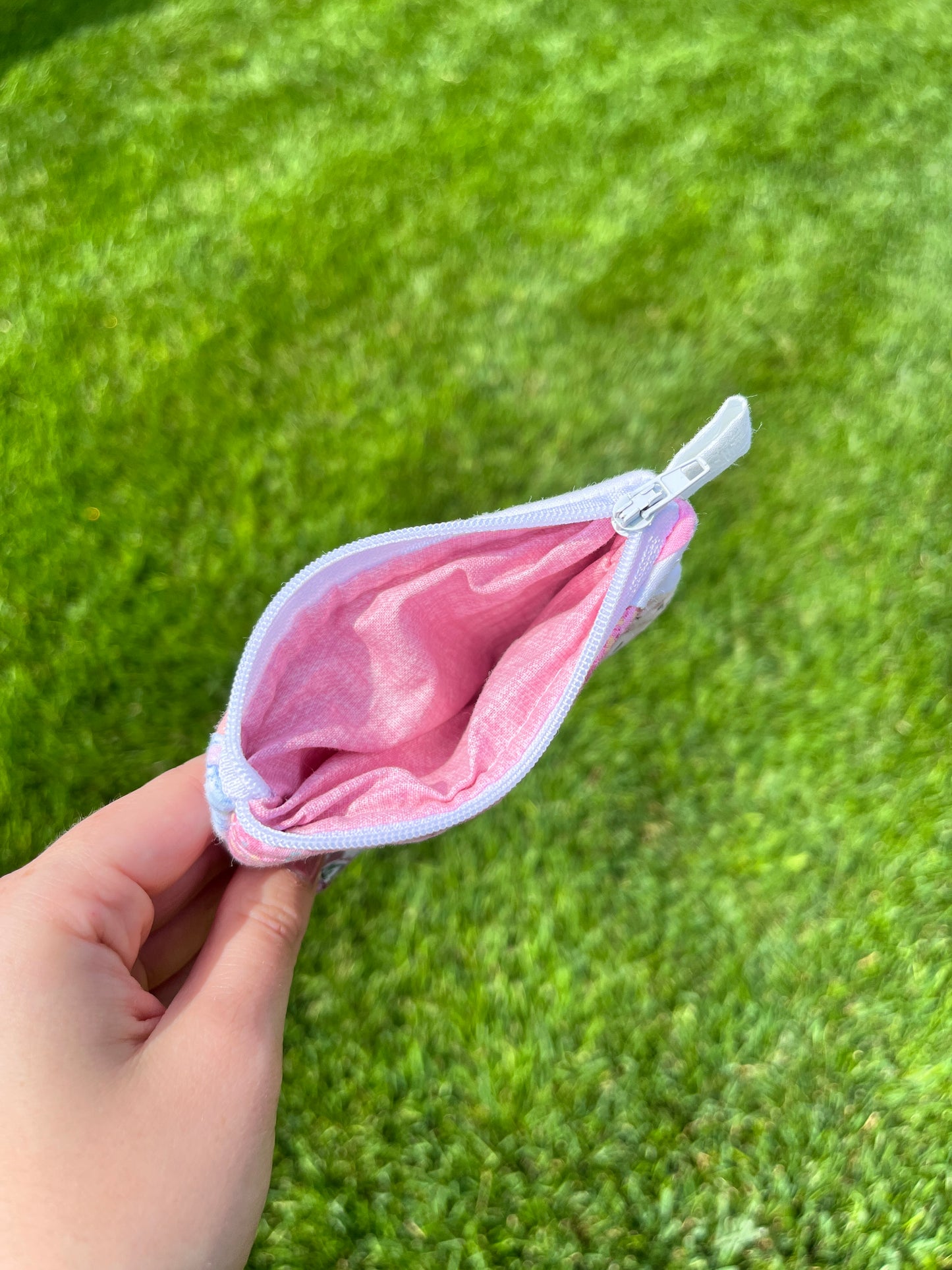 The Dusty Rose Quilted Coin Pouch