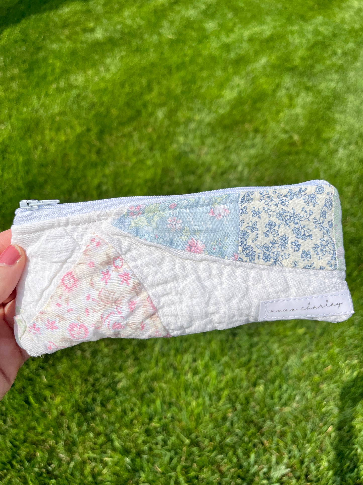 The Matcha Quilted Pencil Case *limited-edition*