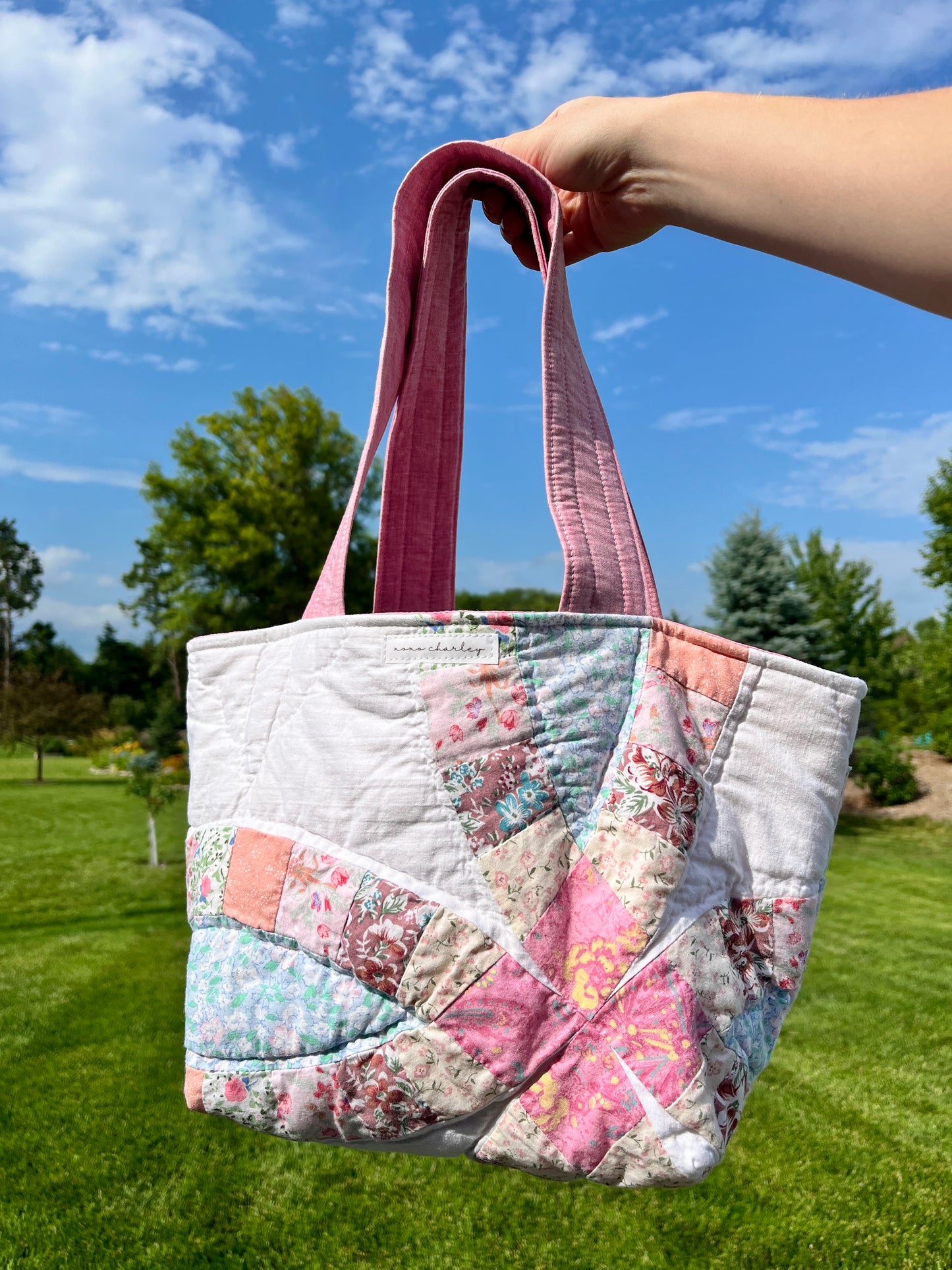 The Dusty Rose Quilted Mini Tote Bag *limited-edition*