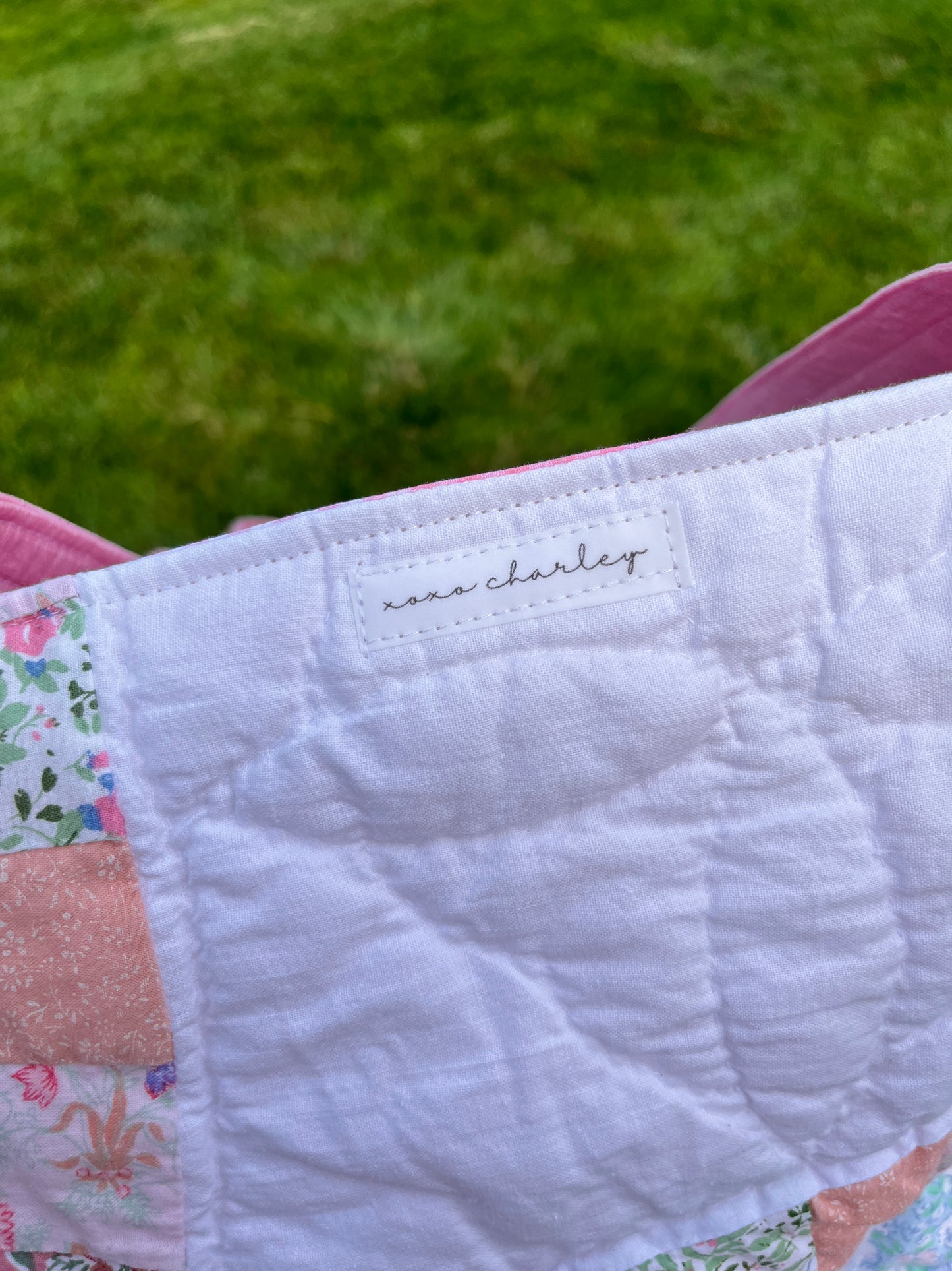 The Pink Gingham Quilted Weekender Tote Bag *limited-edition*