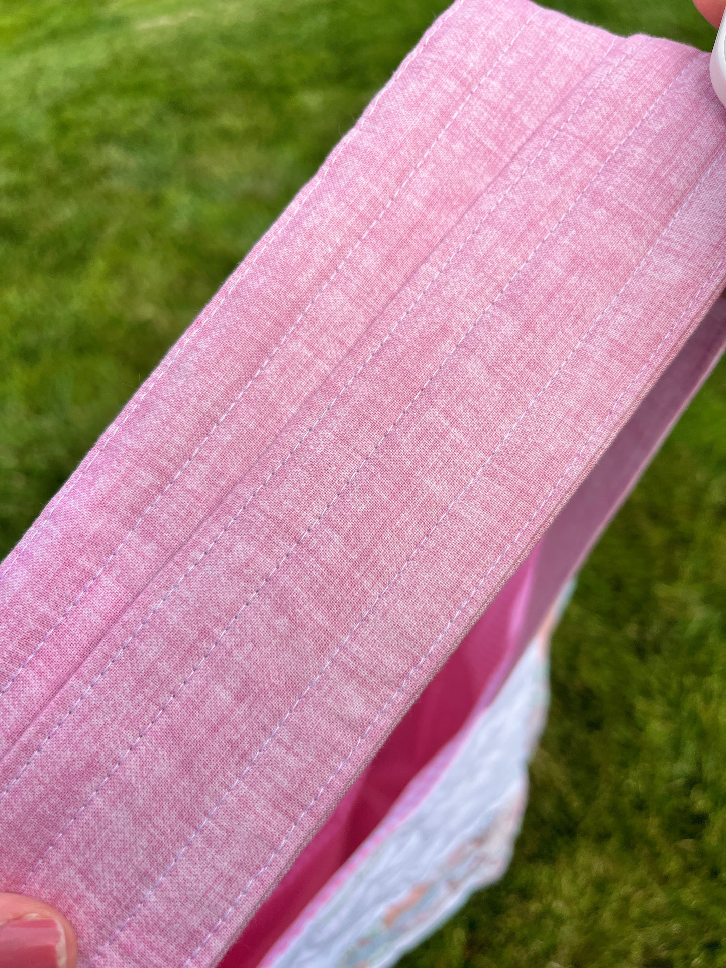 The Pink Gingham Quilted Weekender Tote Bag *limited-edition*