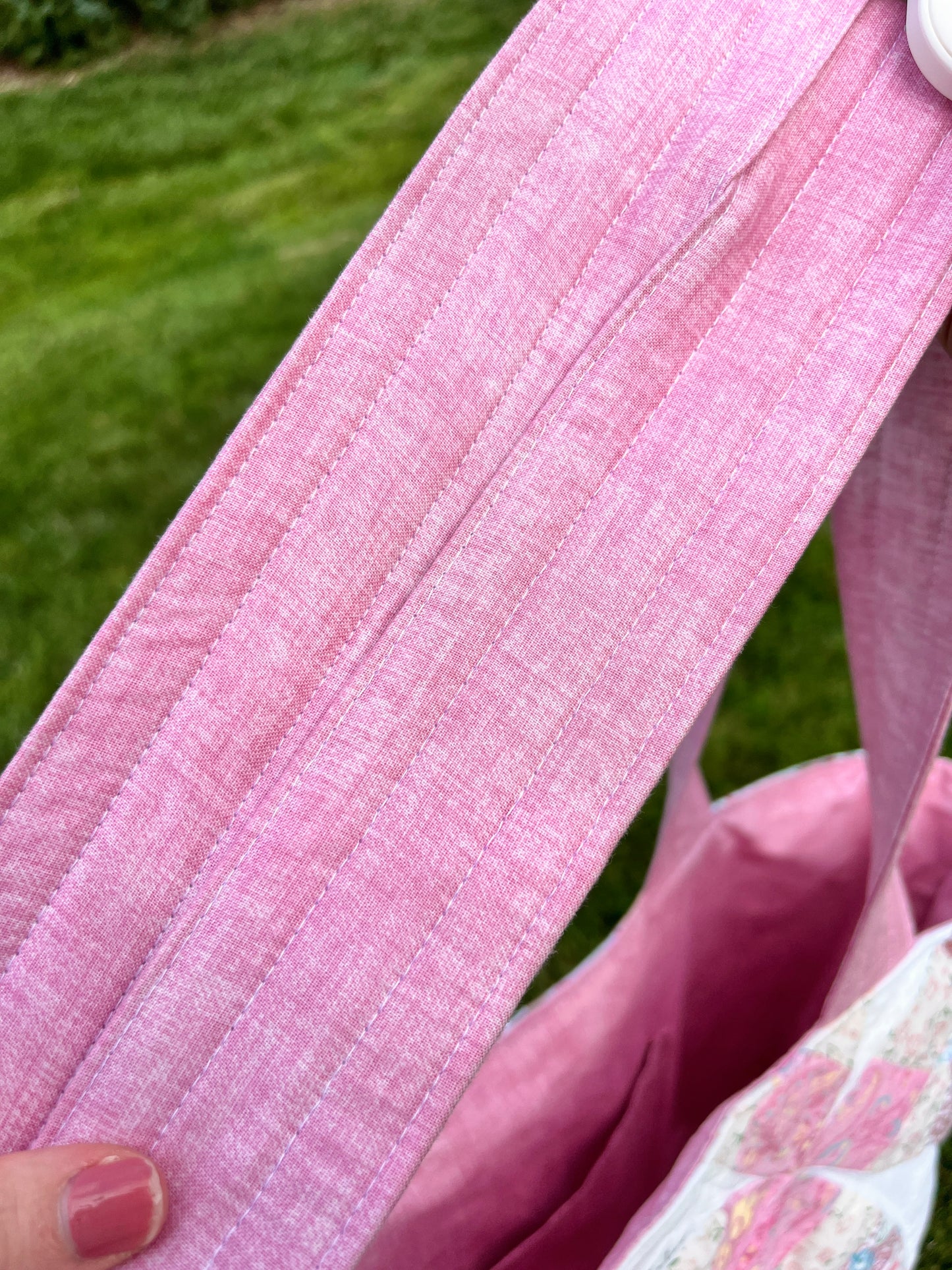 The Dusty Rose Quilted Weekender Tote Bag *limited-edition*